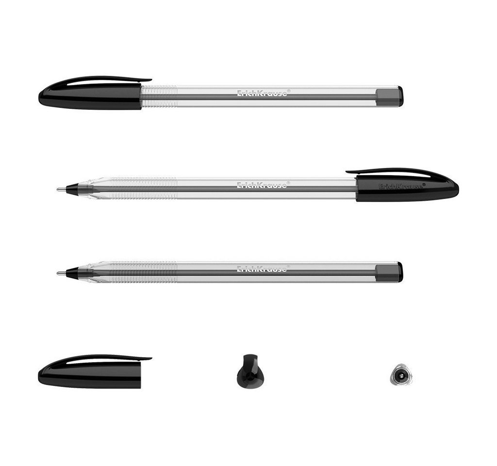 Thumbnail - Erich Krause Kugelschreiber, Kugelschreiber U-108 Classic 0,3mm 12er Pack Schwarz