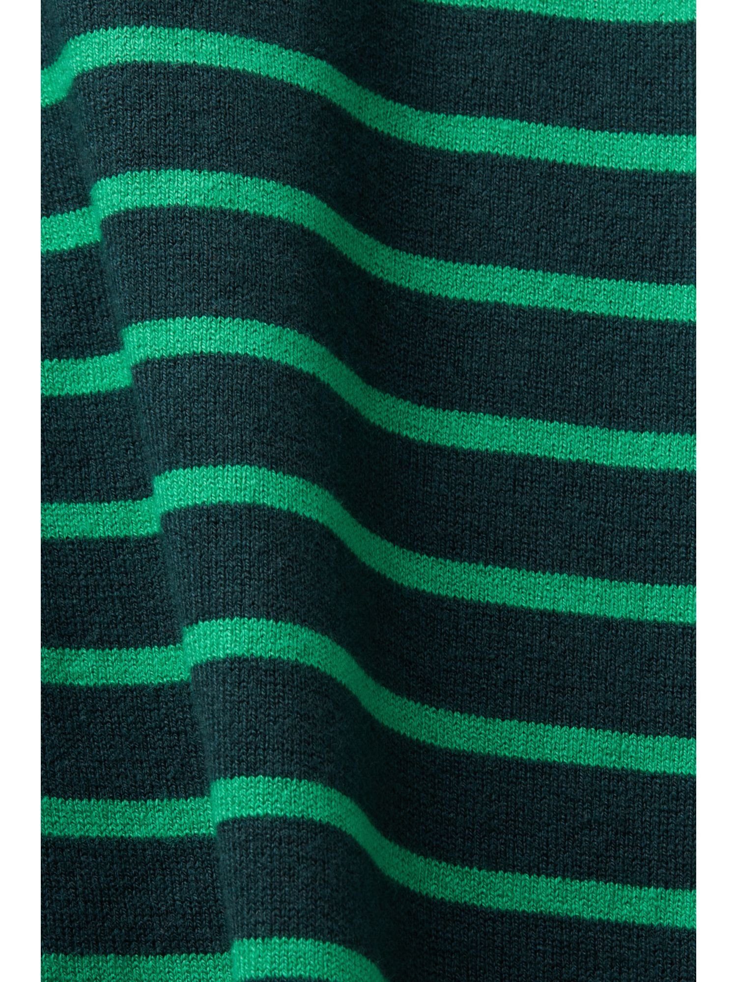 Esprit Stehkragenpullover Pullover mit EMERALD GREEN Stehkragen