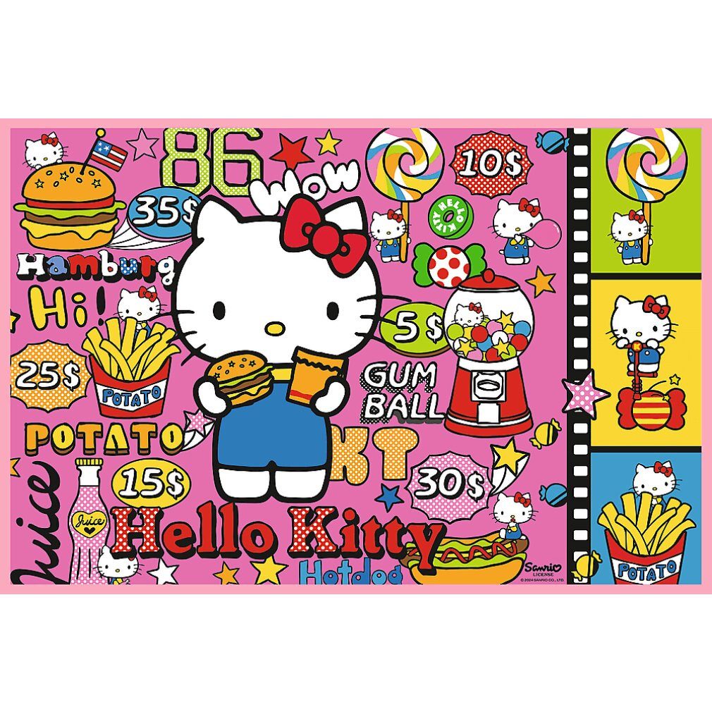 Trefl Puzzle Puzzle Hello Kitty und eine Packung mit 2x200 DLKS, Puzzleteile
