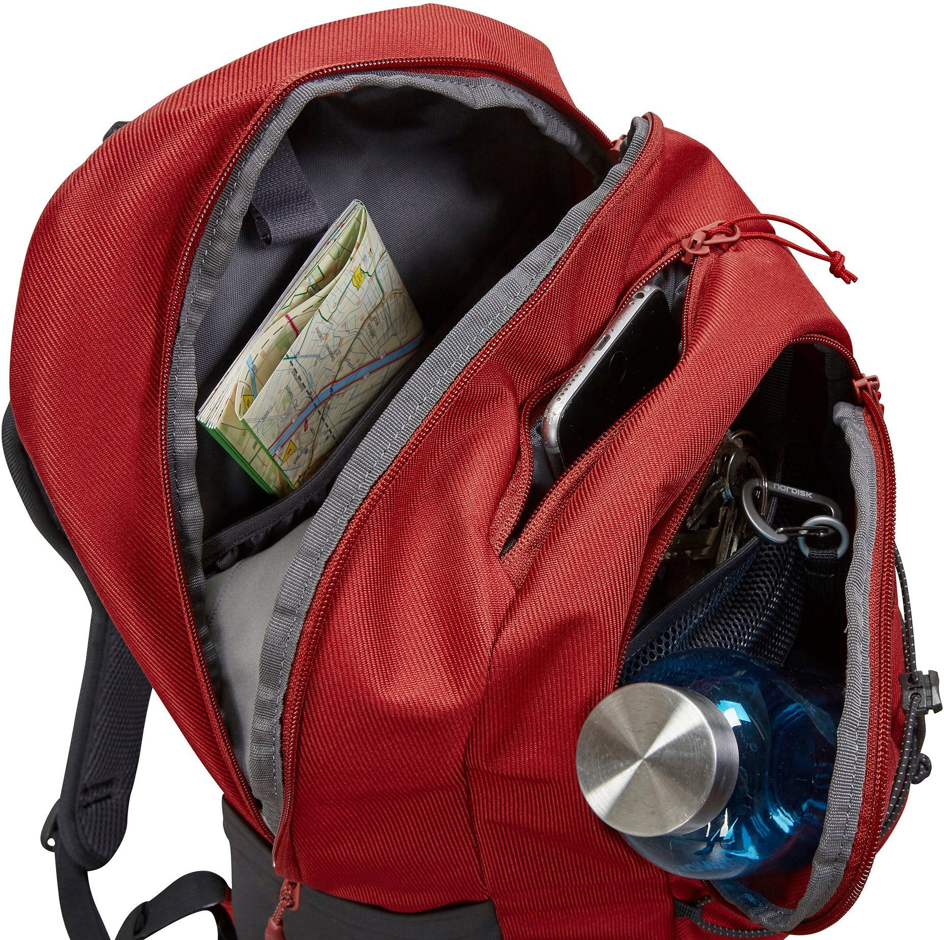 Nordisk Tourenrucksack Burnt Tinn 24 Red Backpack