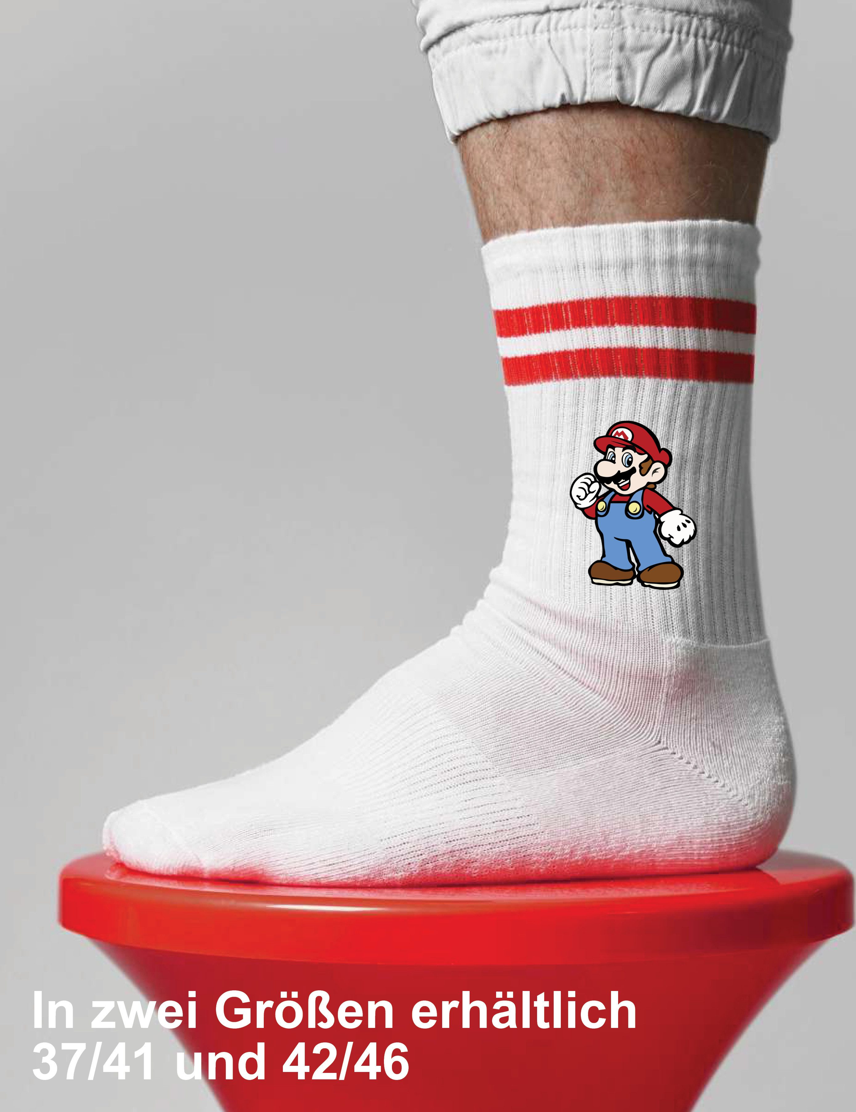 Youth Designz Tennissocken Mario 2 Unisex Socken Geschenk mit verstärkter V günstig online kaufen