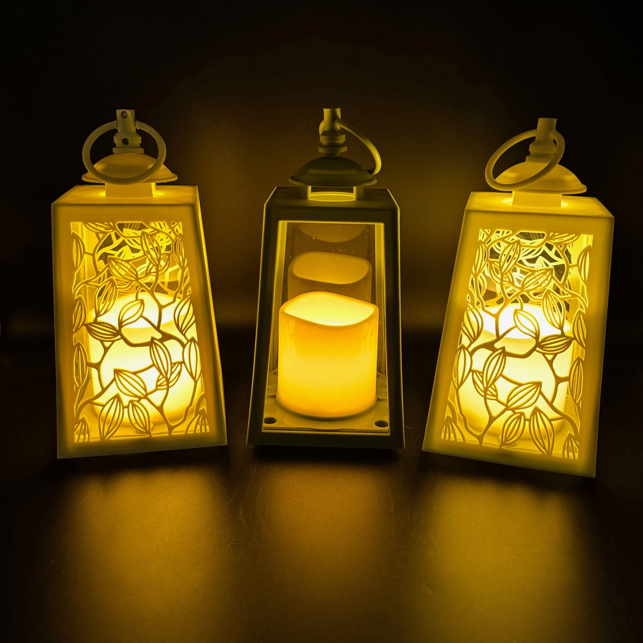 Online-Fuchs LED Laterne 3er Set Deko Laternen für draußen - Outdoor geeign günstig online kaufen