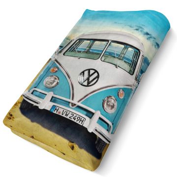 BERONAGE Strandtücher VW Volkswagen Bulli Badetuch 075 Paradise 75x150 cm, 100% Baumwolle (1-St), Frottee in Velours-Qualität