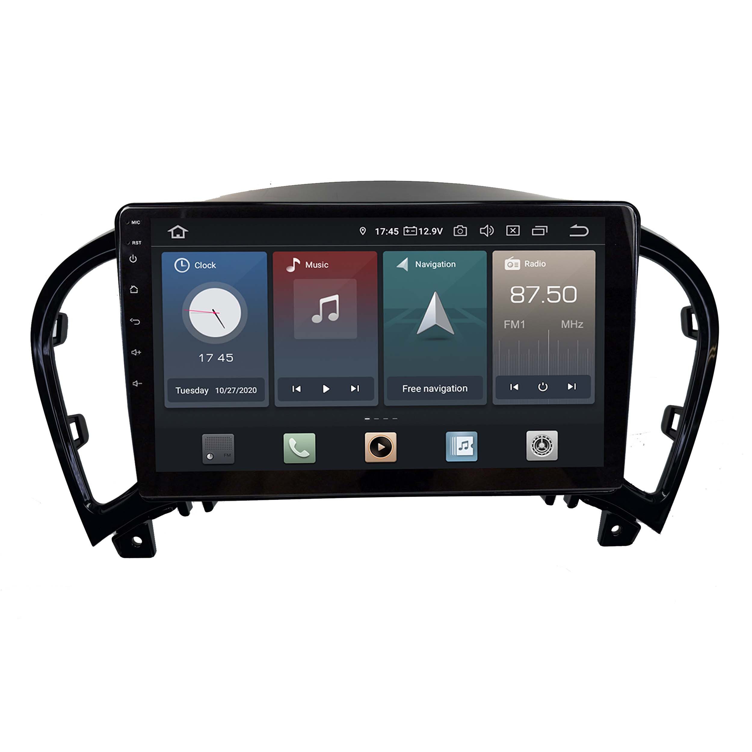 TAFFIO Für Nissan Juke 9" Touch Android Autoradio GPS CarPlay AndroidAuto Einbau-Navigationsgerät