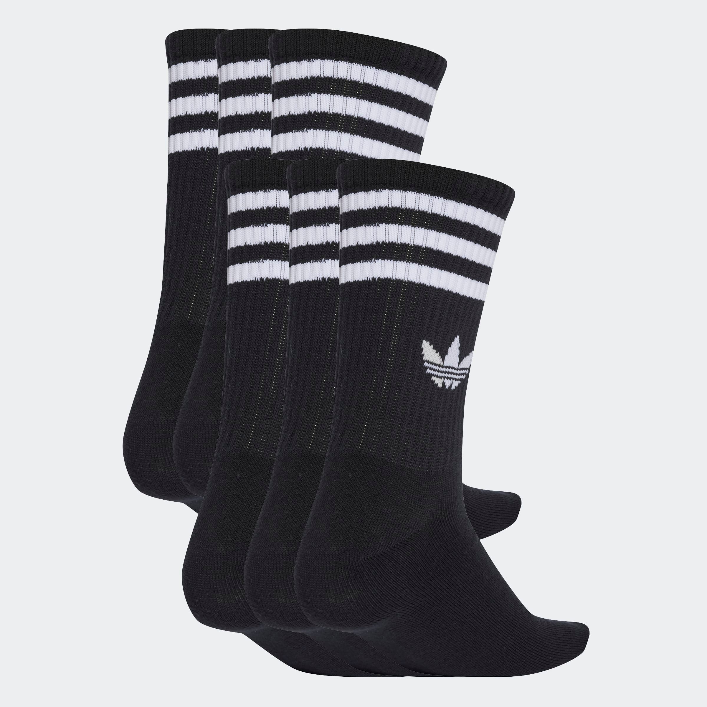 adidas Originals Sportsocken 3S CREW S 6P für Erwachsene, geripptes Materia günstig online kaufen