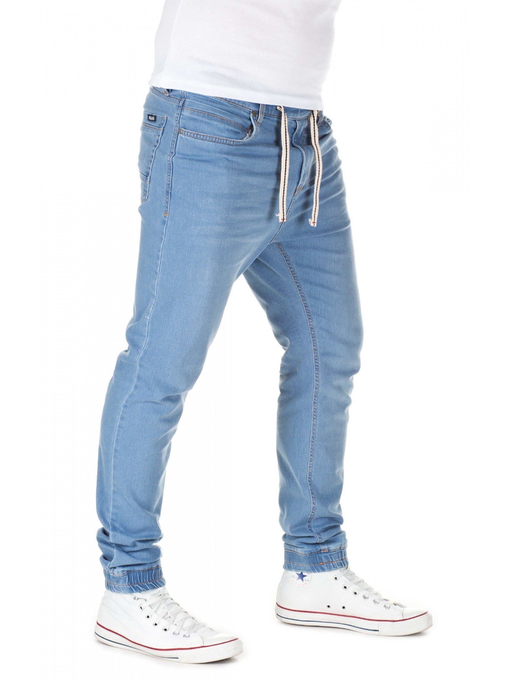 Yazubi Blau (light Sweatpants-Look Ash Straight-Jeans in Jeans (30032)) blue