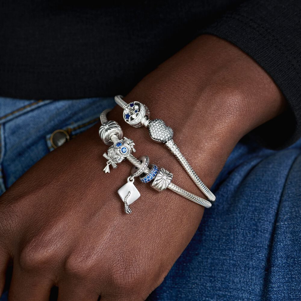 Pandora Charm-Einhänger 791892 Charm-Anhänger Damen Schulabschluss-Mütze günstig online kaufen