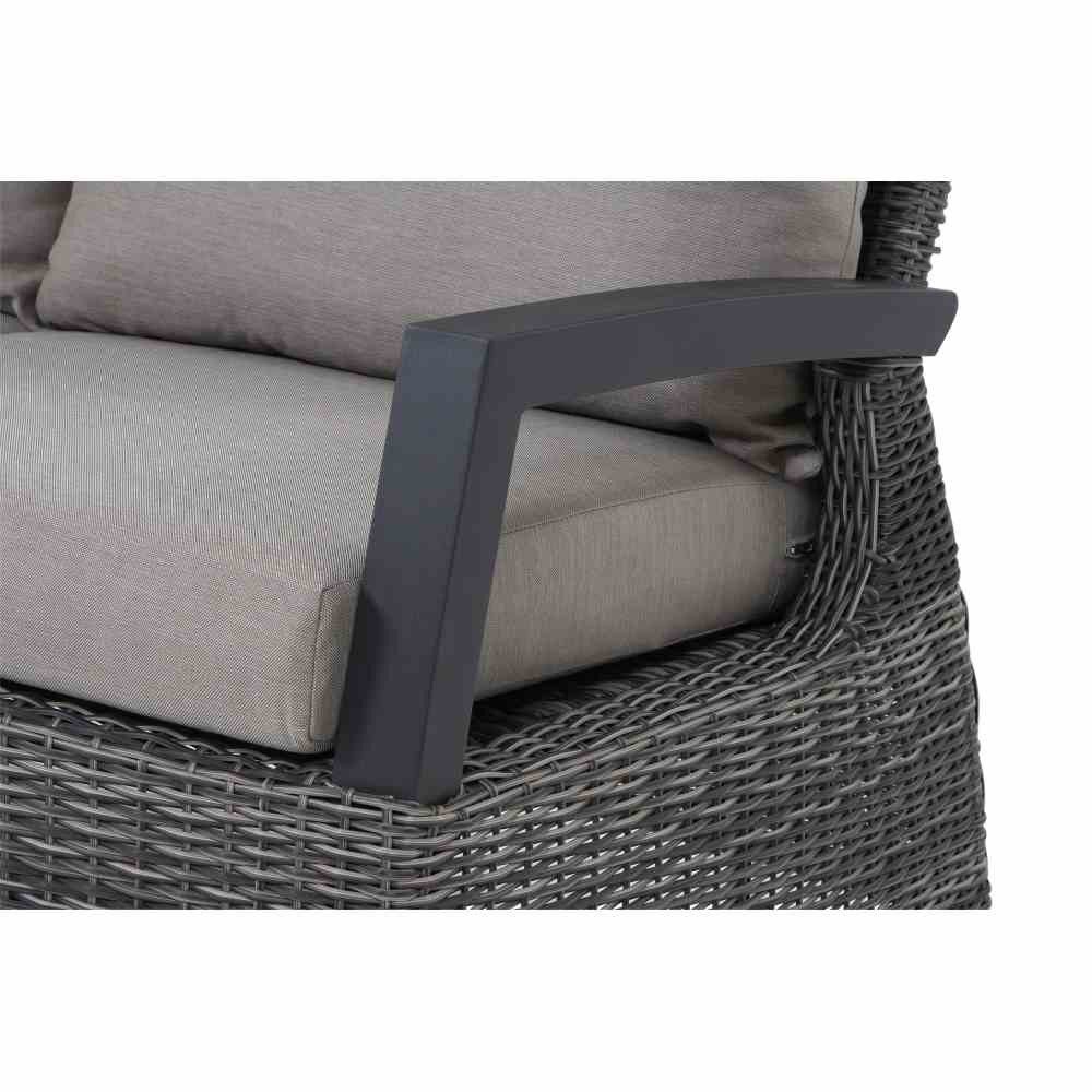 Siena Garden Gartenlounge-Bank Corido Modul 2-Sitzer Gestell Alu matt-anthrazit
