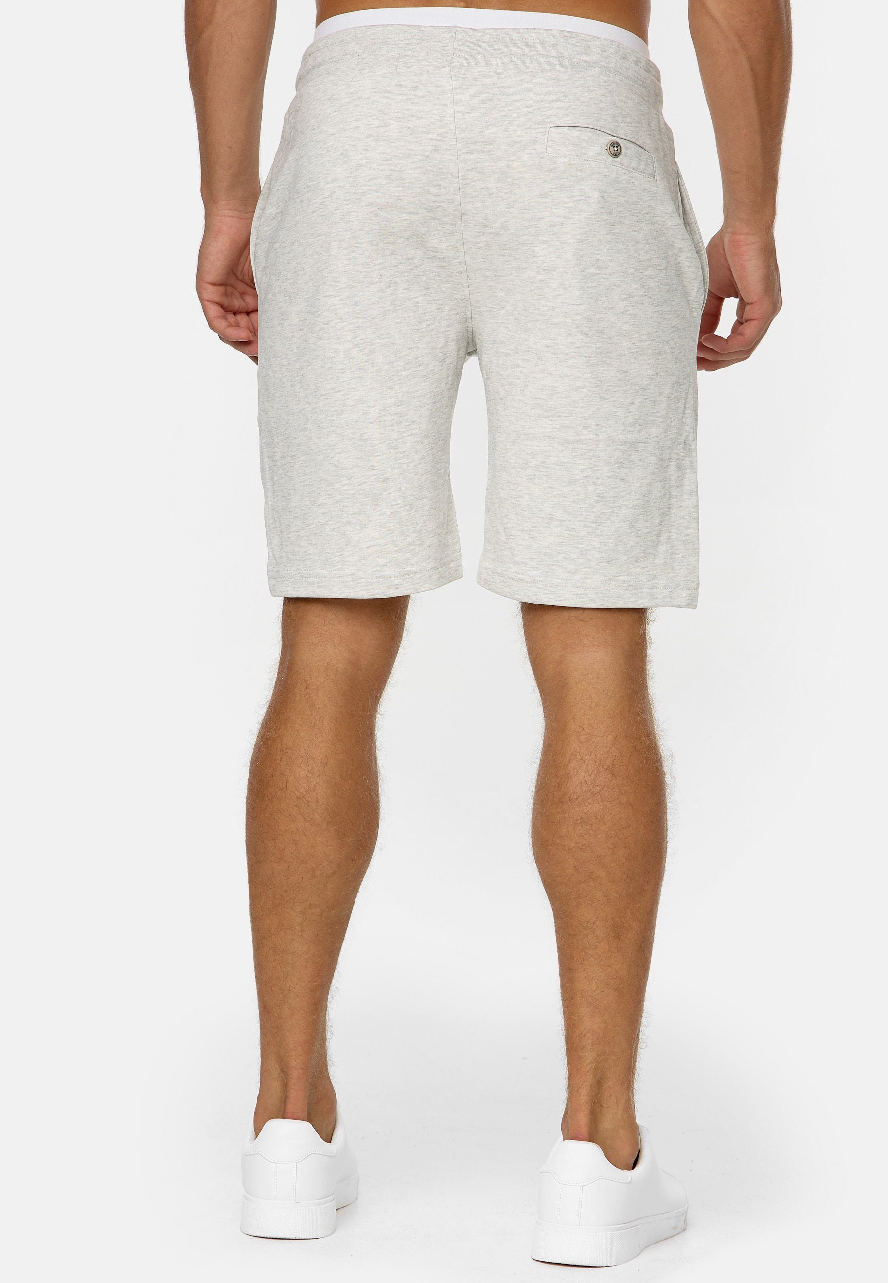 Indicode Sweatshorts Herren Aldrich Sweat Shorts Herrenshorts elastischer Bund mit Kordelzug