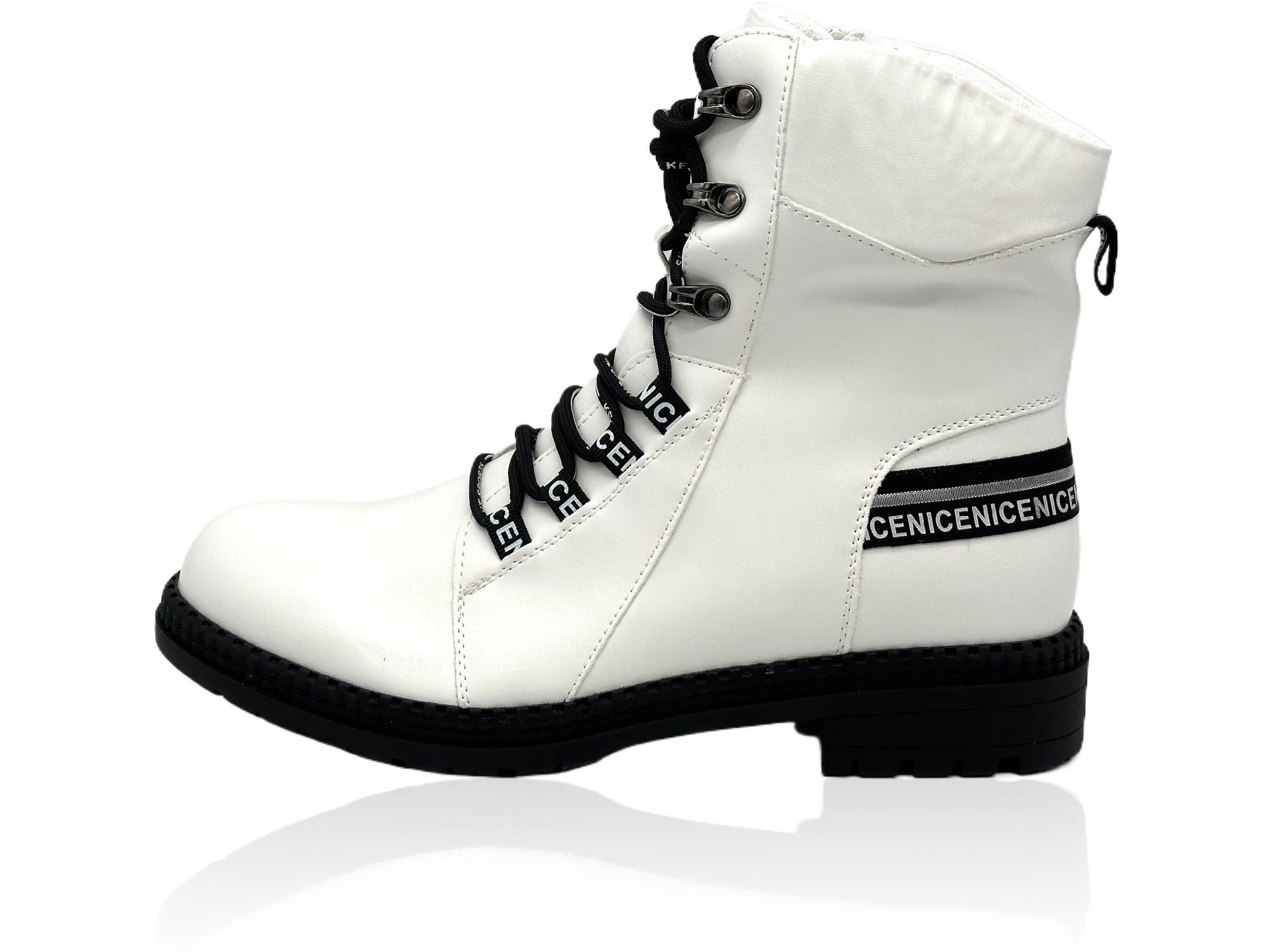 Nowaland Damen Stiefeletten mit Kunstfellfutter Winterstiefelette Warm gefü günstig online kaufen