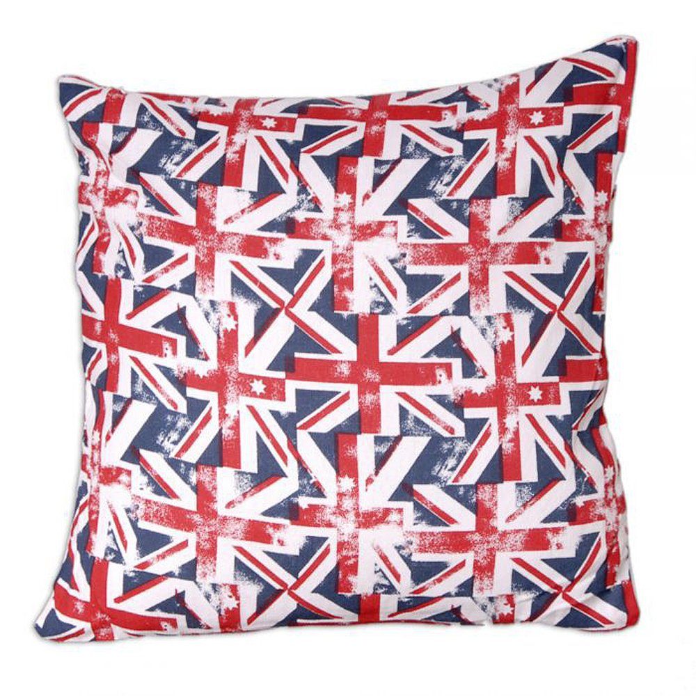 Dekokissen Kissen Dekokissen inkl. Füllung 42x42cm UNION JACK