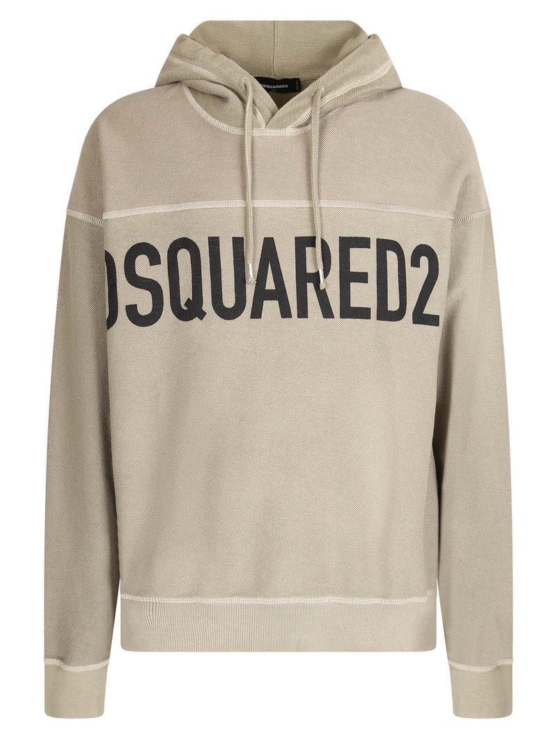Dsquared2 Hoodie Dsquared2 Tone Cool Hoodie In Stone