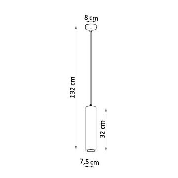 famlights Hängeleuchte, Pendelleuchte Naemi in Weiß GU10, keine Angabe, Leuchtmittel enthalten: Nein, warmweiss, Pendellampe, Pendelleuchte, Hängeleuchte