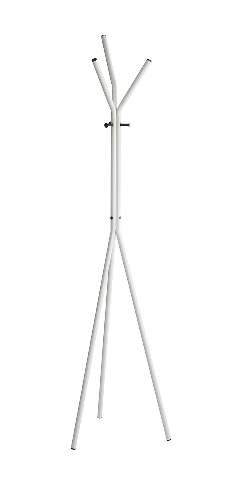 HAKU Garderobenständer in schwarz, weiß, Metall - 178x46cm (HxD)