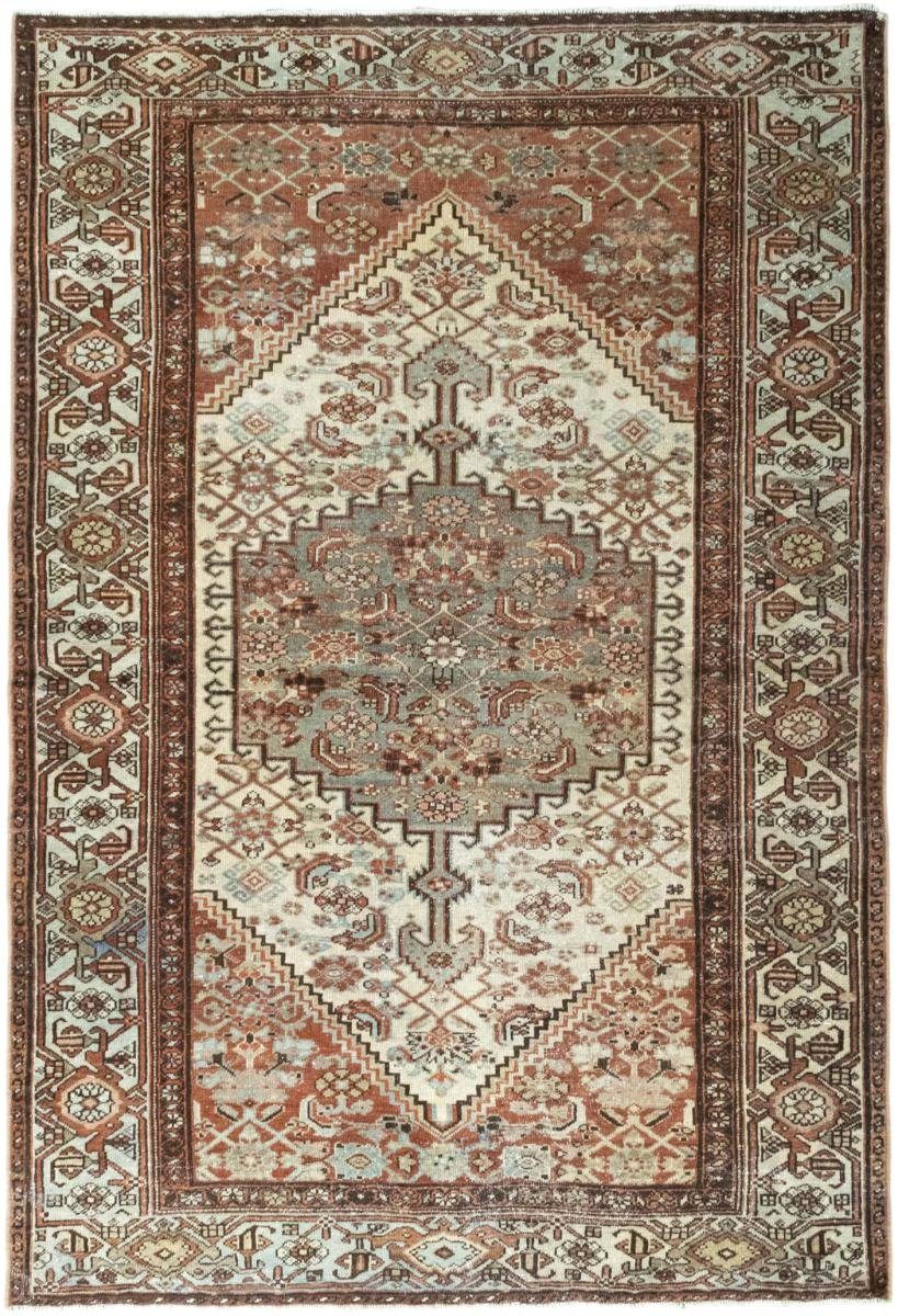 Orientteppich Hamadan Patina 130x194 Handgeknüpfter Orientteppich / Perserteppich, Nain Trading, rechteckig, Höhe: 8 mm