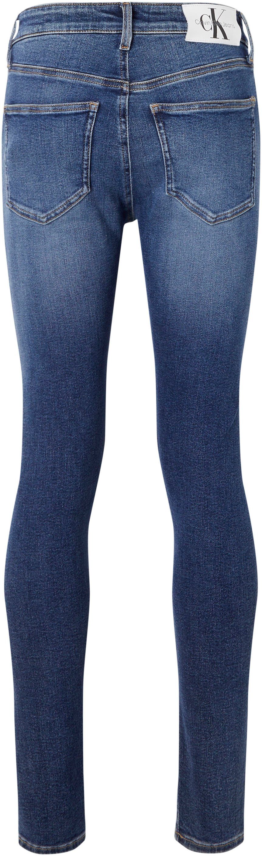 Calvin Dark Skinny-fit-Jeans Denim 5-Pocket-Stil im Jeans Klein