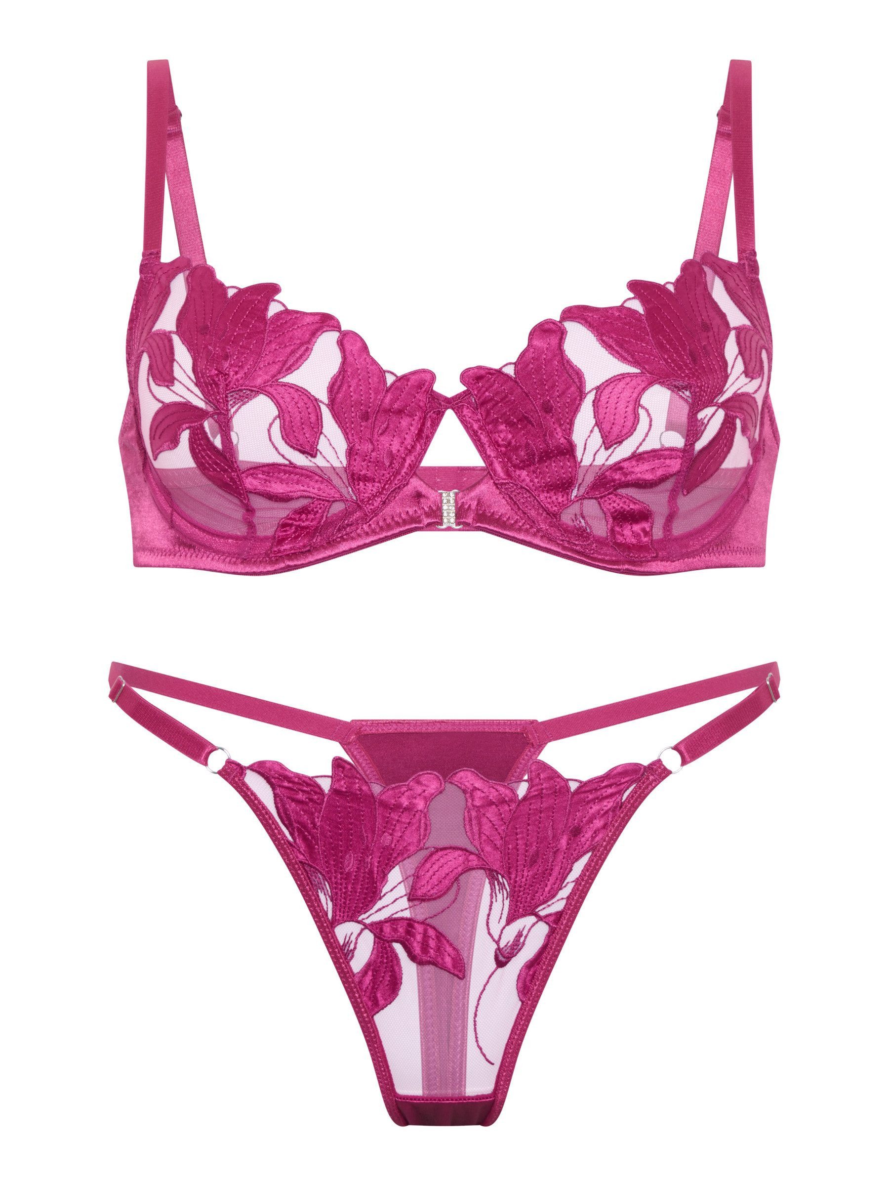 Elegant Love Set: Bügel-BH Stilvolles Dessous-Set – Luxuriöse Damenunterwäs günstig online kaufen