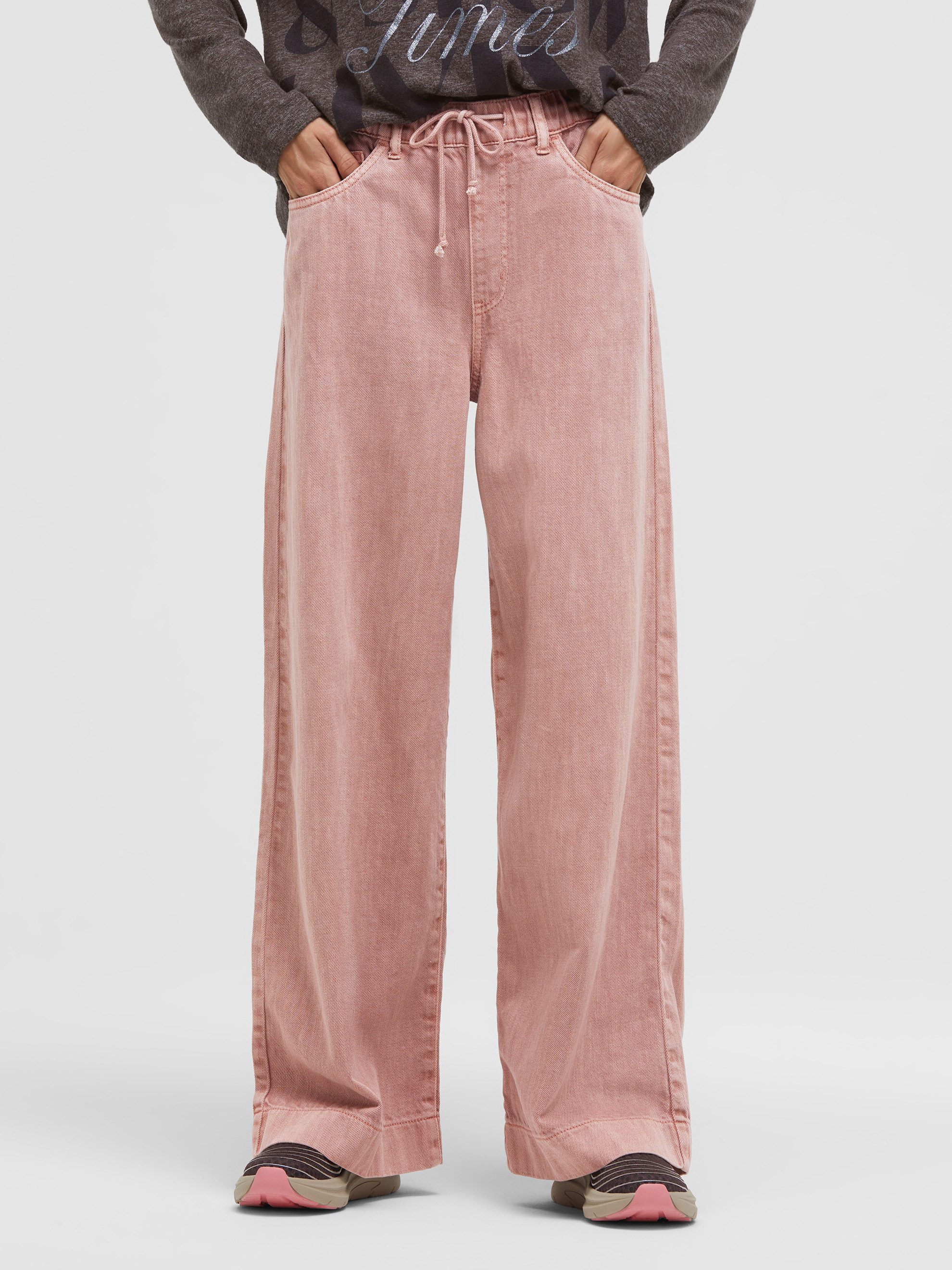 SOCCX Relax-fit-Jeans mit Elastikbund
