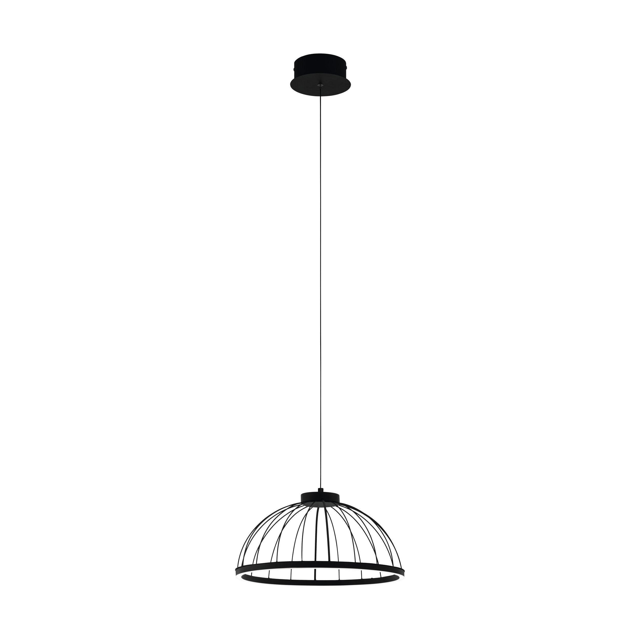 EGLO LED-Hängeleuchte Bogotenillo, Leuchtmittel inklusive, Pendelleuchte, Hängelampe, Hängeleuchte, Esstischlampe, Ø 38 cm