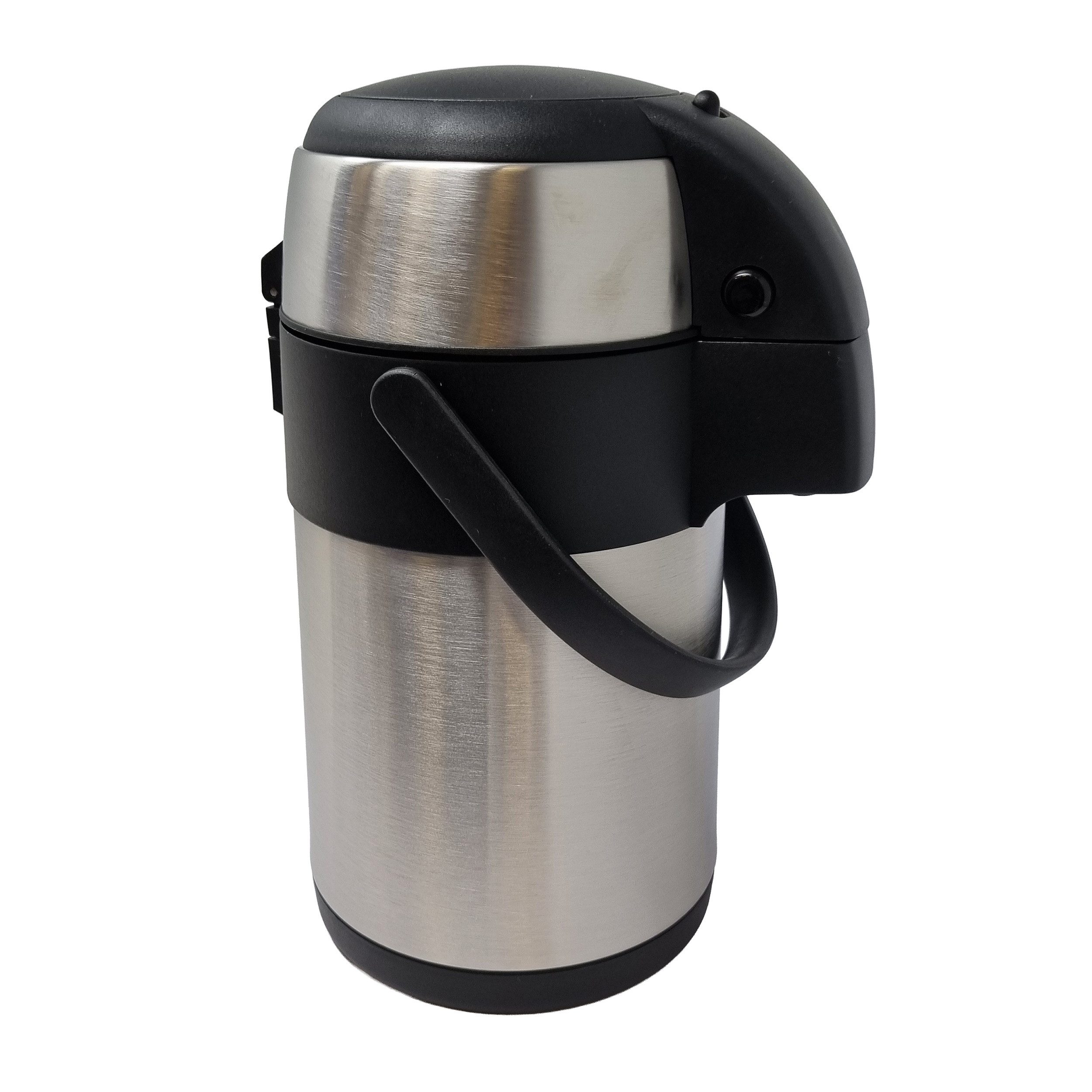 B&S Pump-Isolierkanne Edelstahl – 1.9L Heiß 12h Kalt 24h mit Pumpautomatik, 1.9 l