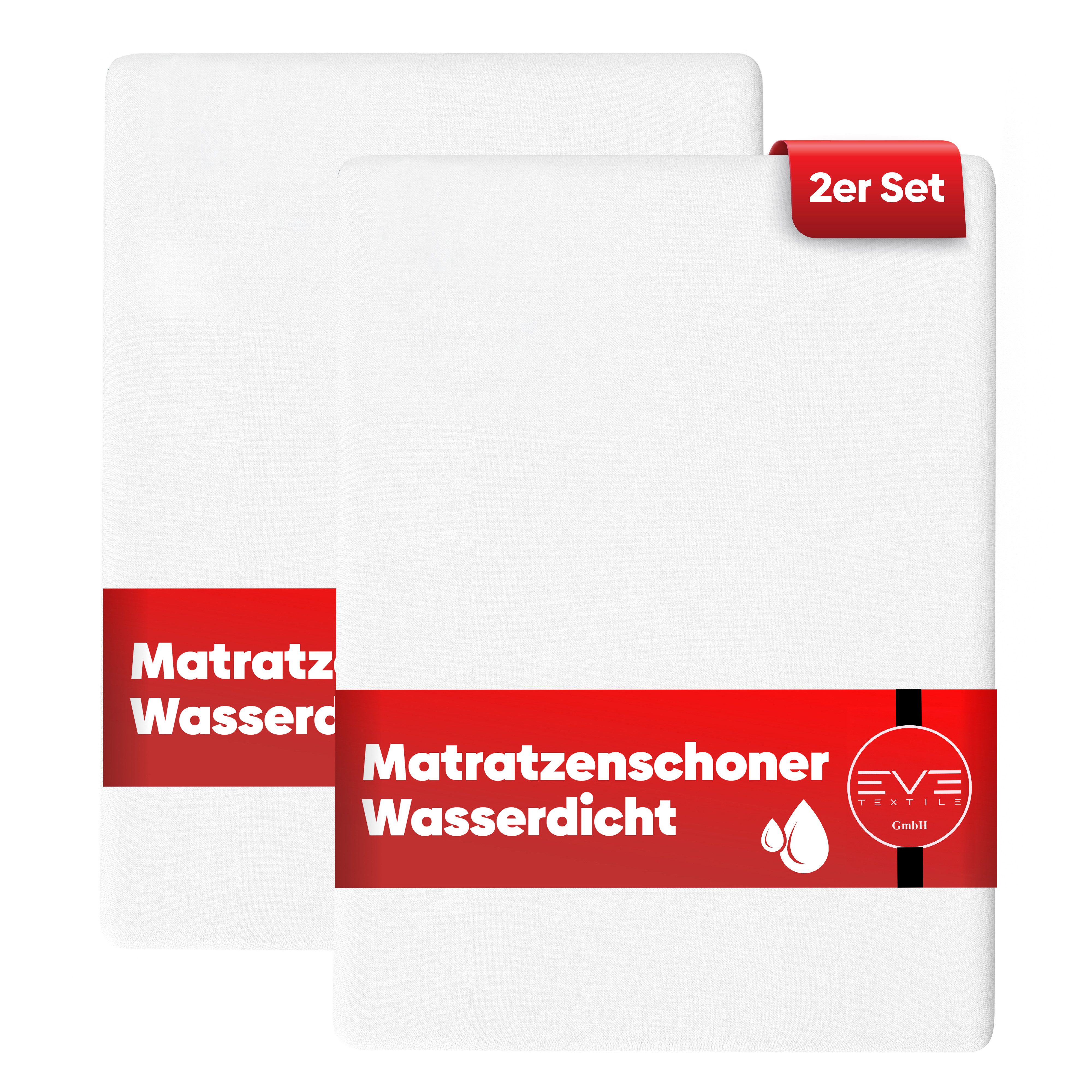 Inkontinenzauflage Wasserdichter Matratzenschoner Matratzenauflage Nässeschutz Eve Textile GmbH, Wasserdicht, Auflage, Rundumgummizug, Elastisch, Matratzen, Schoner