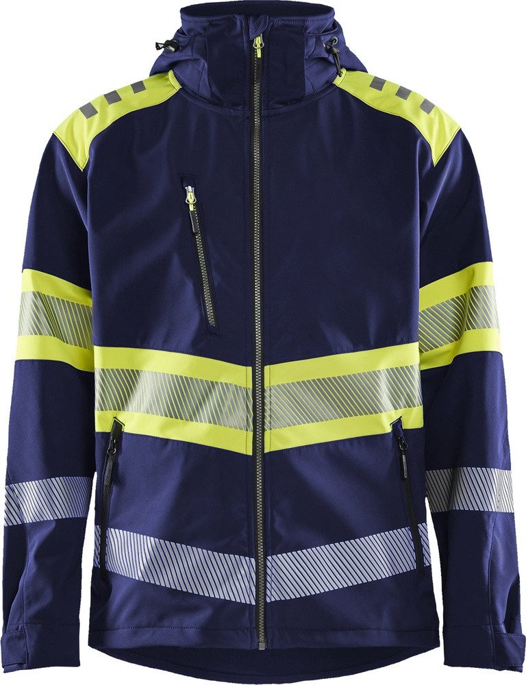 Warnschutz-Shirt High Vis Softshell Jacke