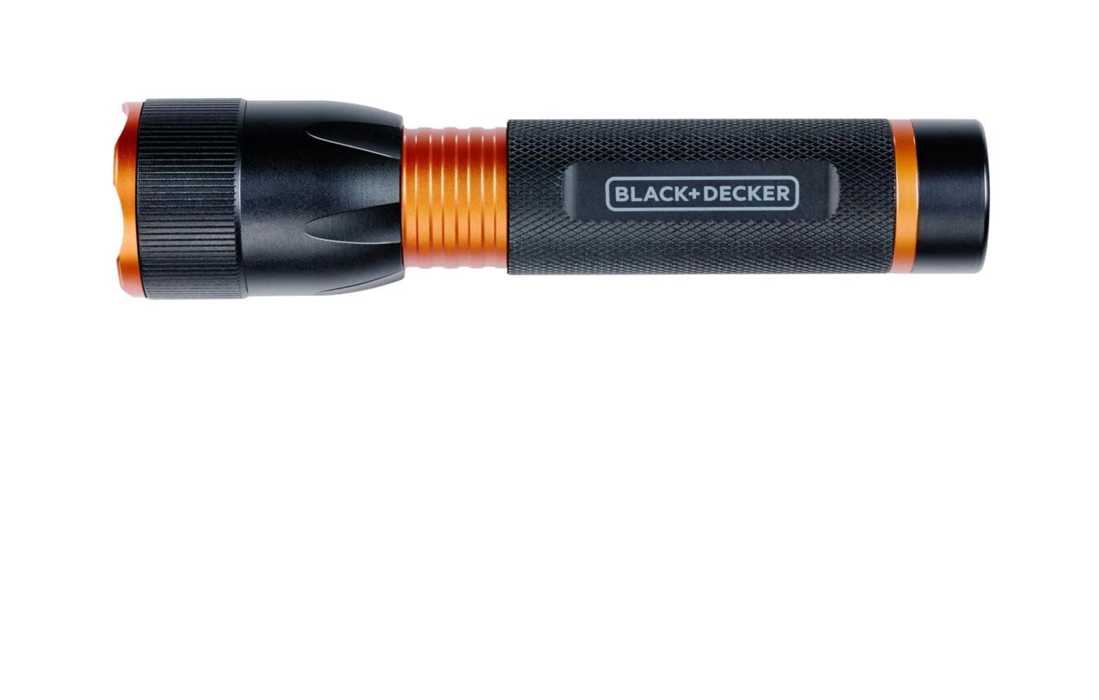 Black + Decker LED Taschenlampe LED-Taschenlampe, 140 Meter Reichweite, Länge 138 mm, LED Taschenlampe für zuverlässige Beleuchtung in jeder Situation