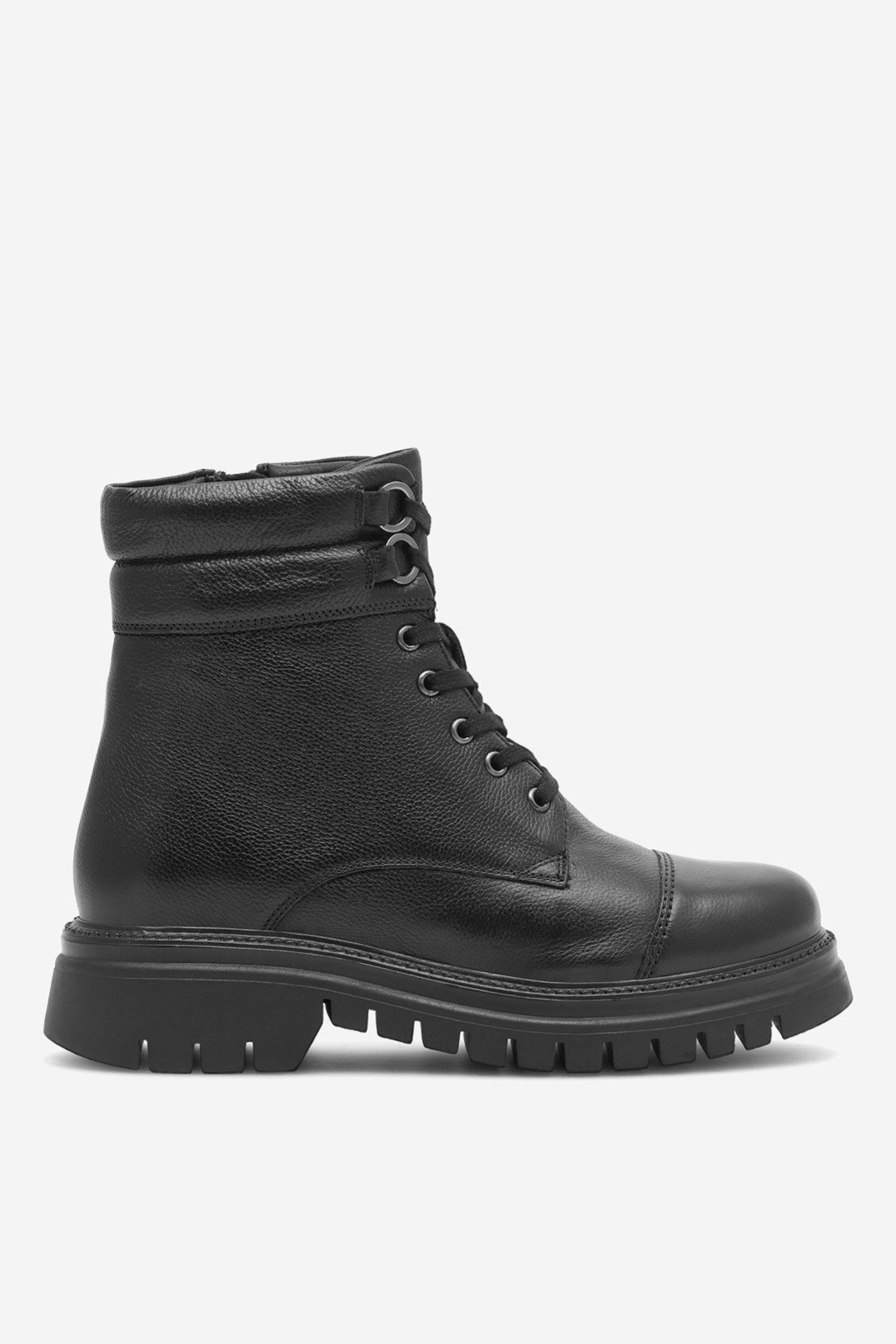 LASOCKI Lasocki Damen Schnürstiefeletten Leder Schwarz Warm Stiefel