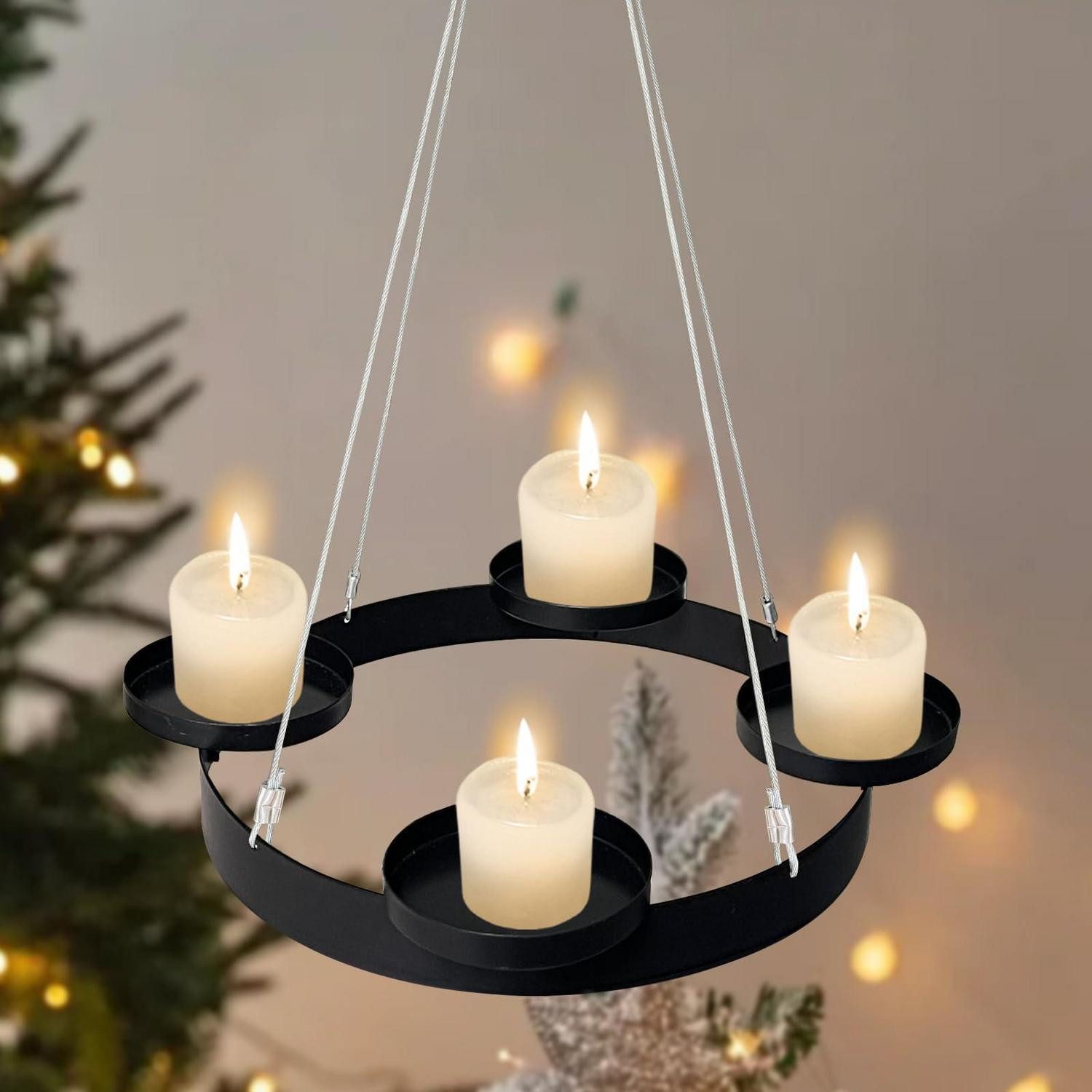 Hängende Metall Adventskränze online kaufen