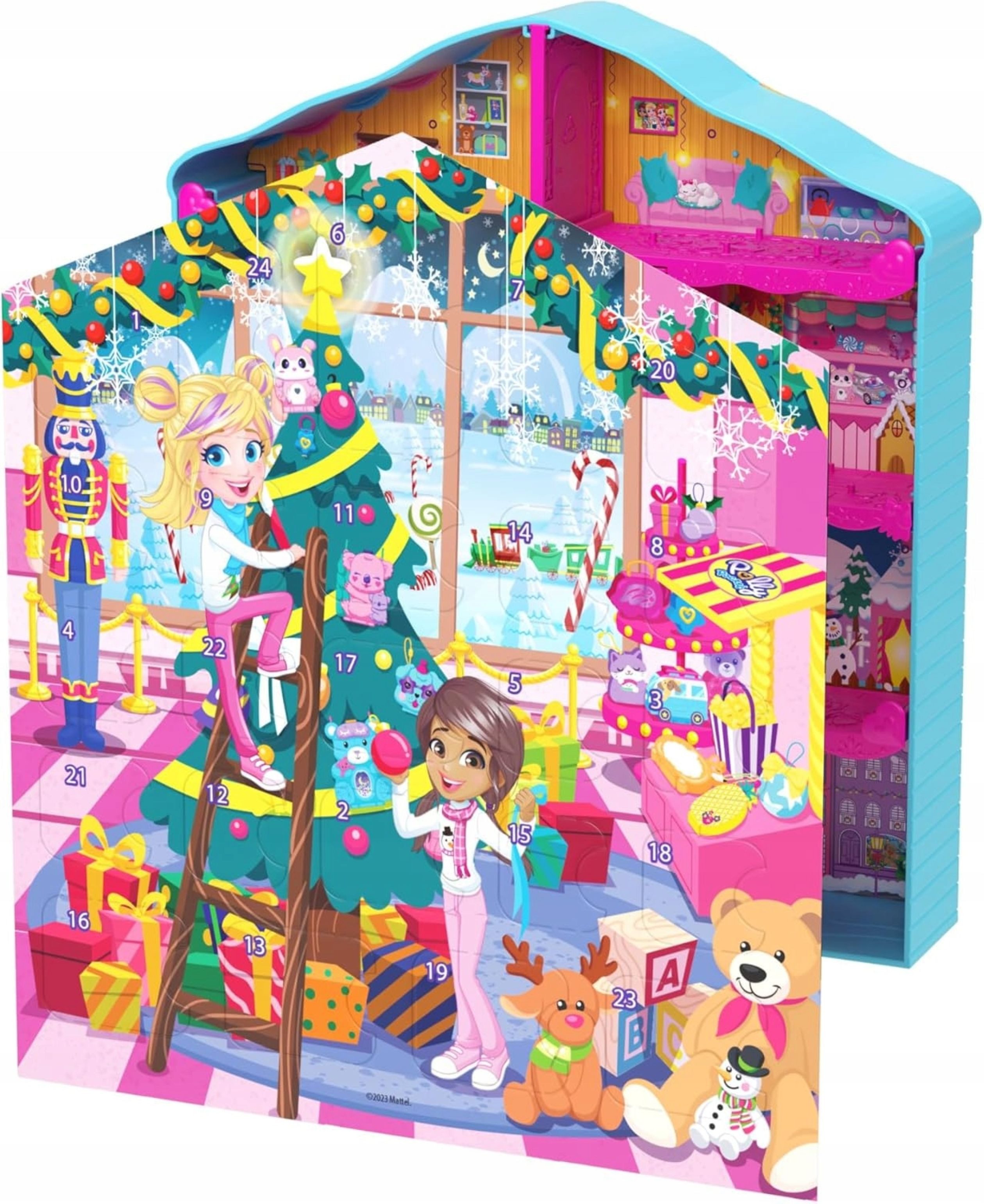 Polly Pocket Adventskalender Polly Pocket Adventskalender 2024 – 24 Überraschungen & 2 Puppen (1-tlg) – Bild 3 von 5