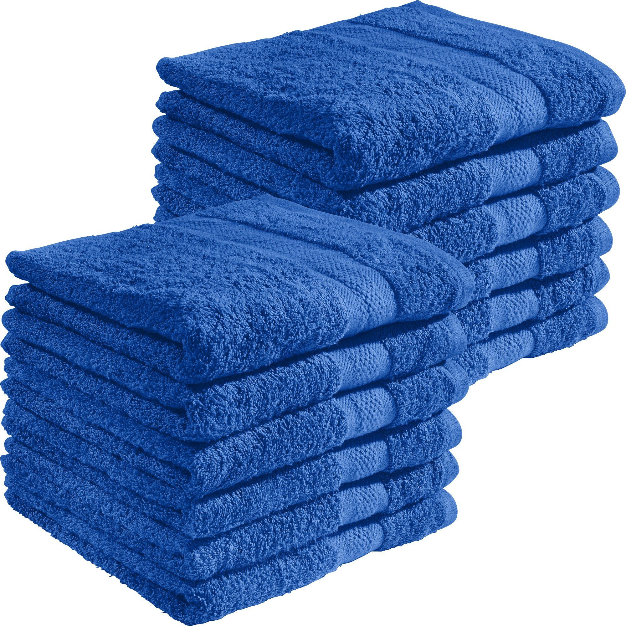 REDBEST Handtuch Handtuch "Chicago" 12er-Pack, Frottier, Walk-Frottier Uni