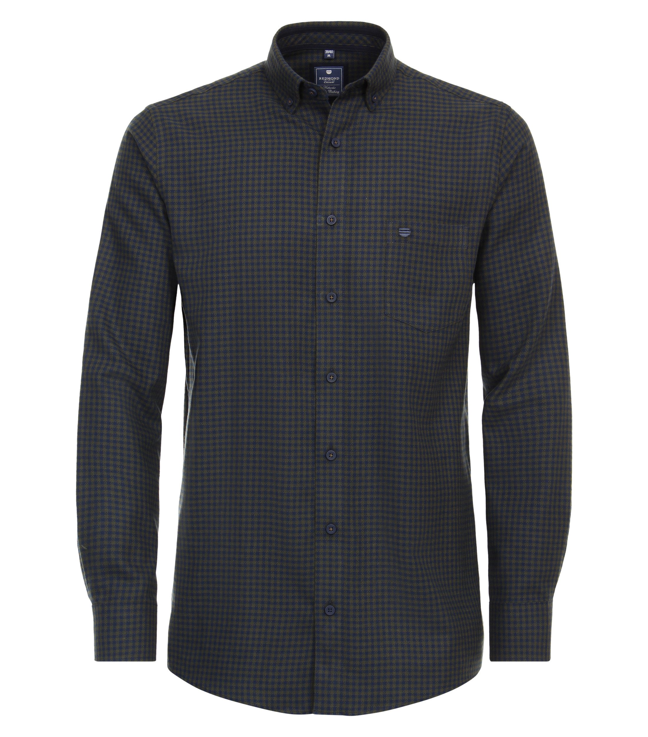 Langarmhemd kariert Comfort Fit