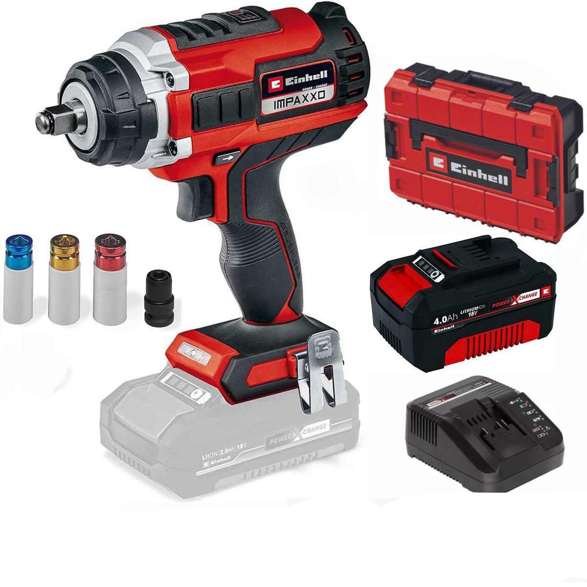 Einhell Akku-Schlagschrauber Schlagschrauber IMPAXXO 18/400 Akku 4.0 Ah 18V günstig online kaufen