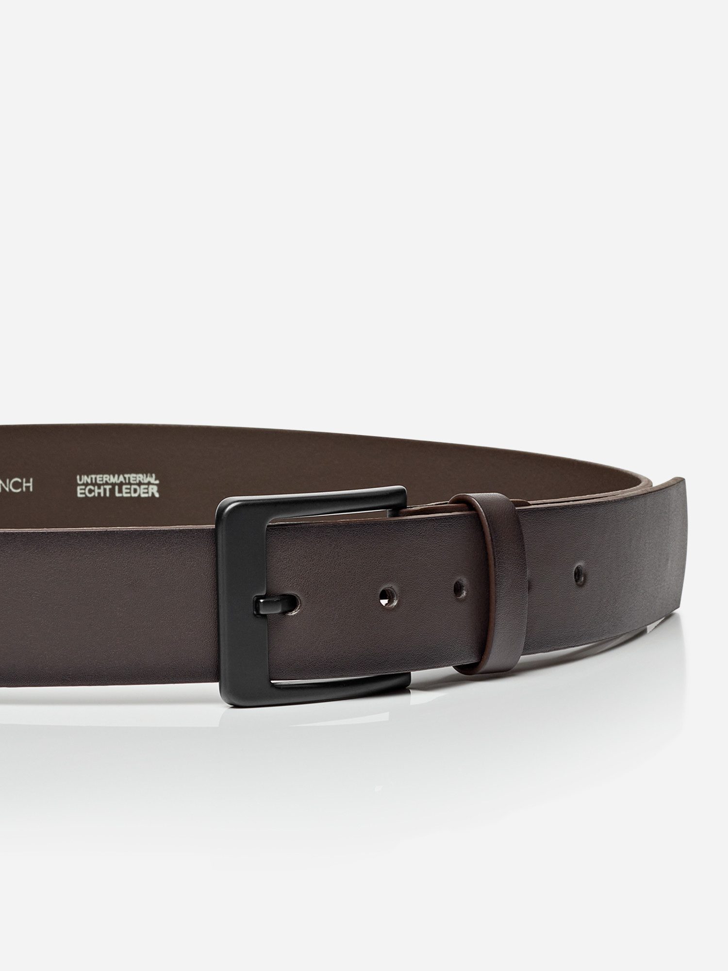 MONTI Ledergürtel ATLANTA mit dunkler Schließe