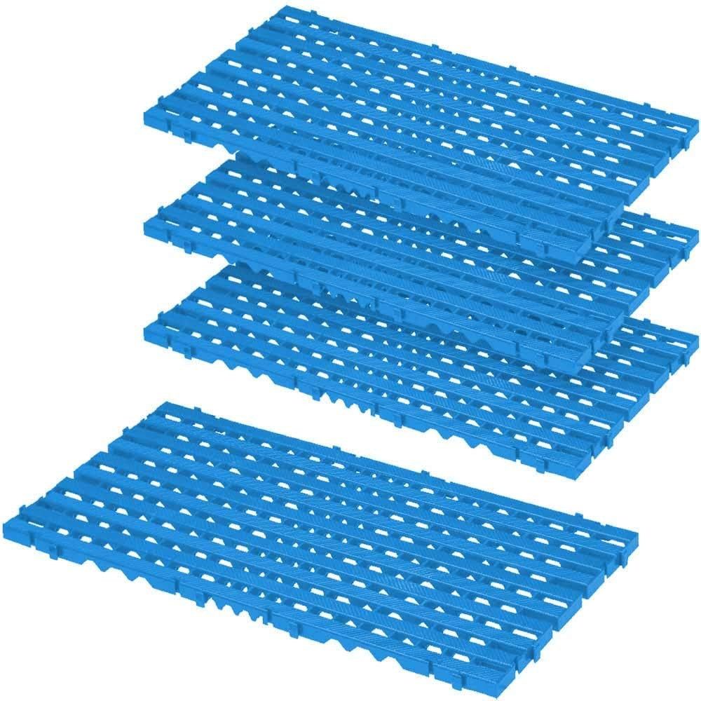 Bodenschutzmatte Bodenrost, LxBxH 800x400x25 mm, 1,28 m², VE = 4 Stück