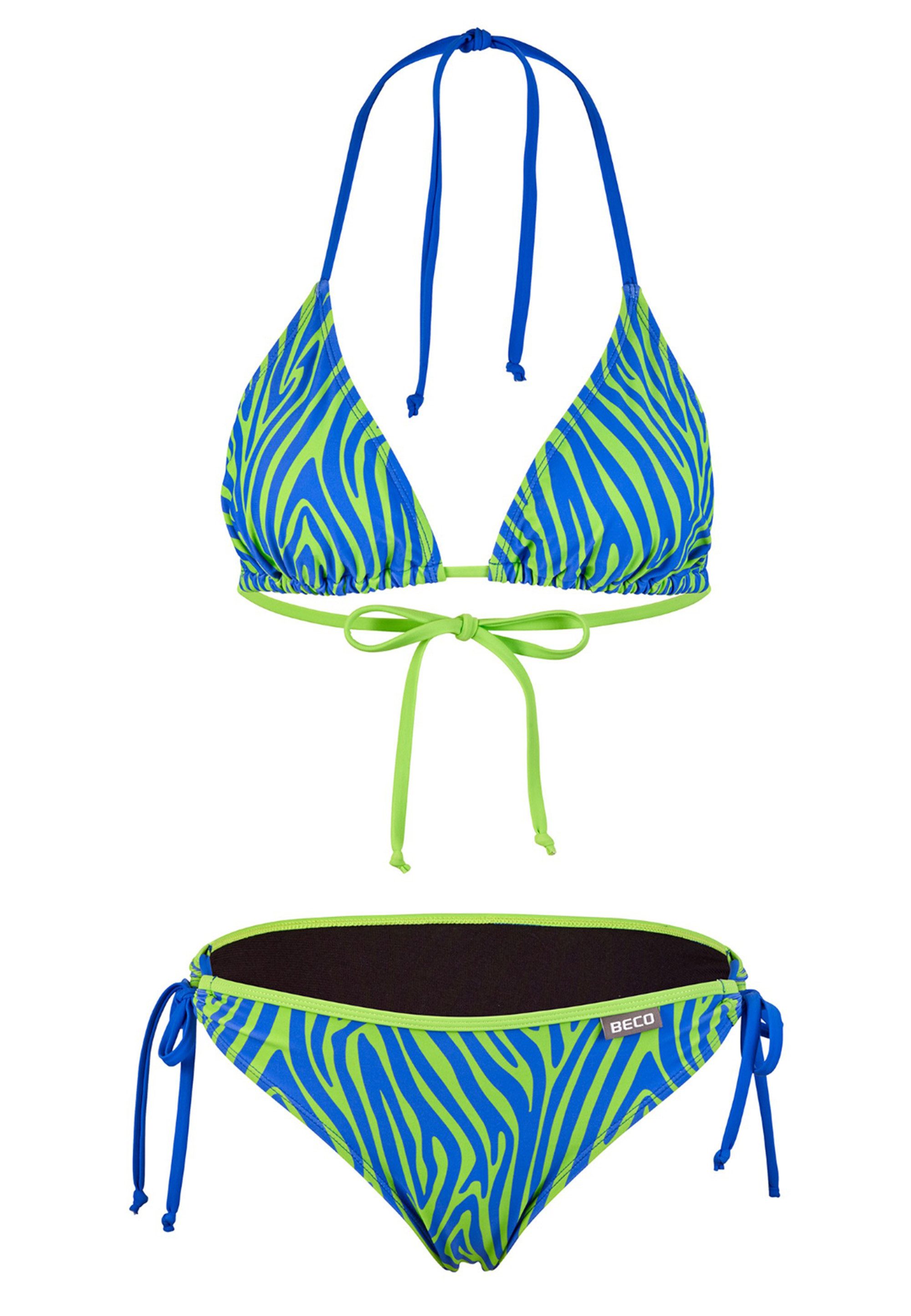 Triangel-Bikini-Top Zebra Vibes