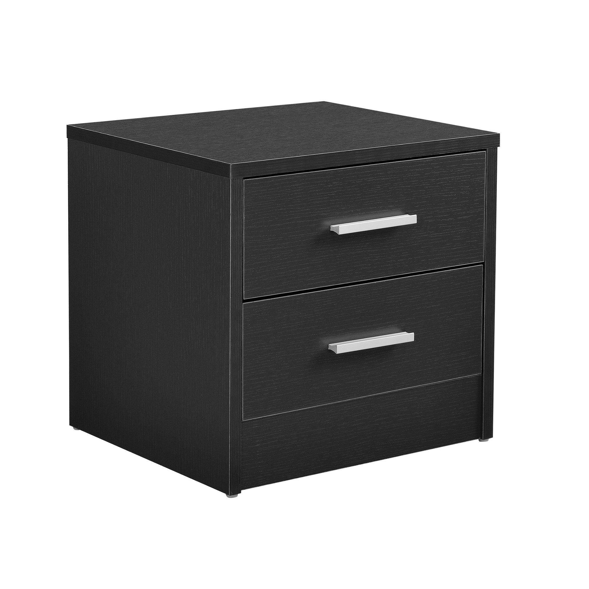 en.casa Nachttisch, »Jette« Nachtschrank mit 2 Schubladen 38 x 34 x 37 cm G günstig online kaufen