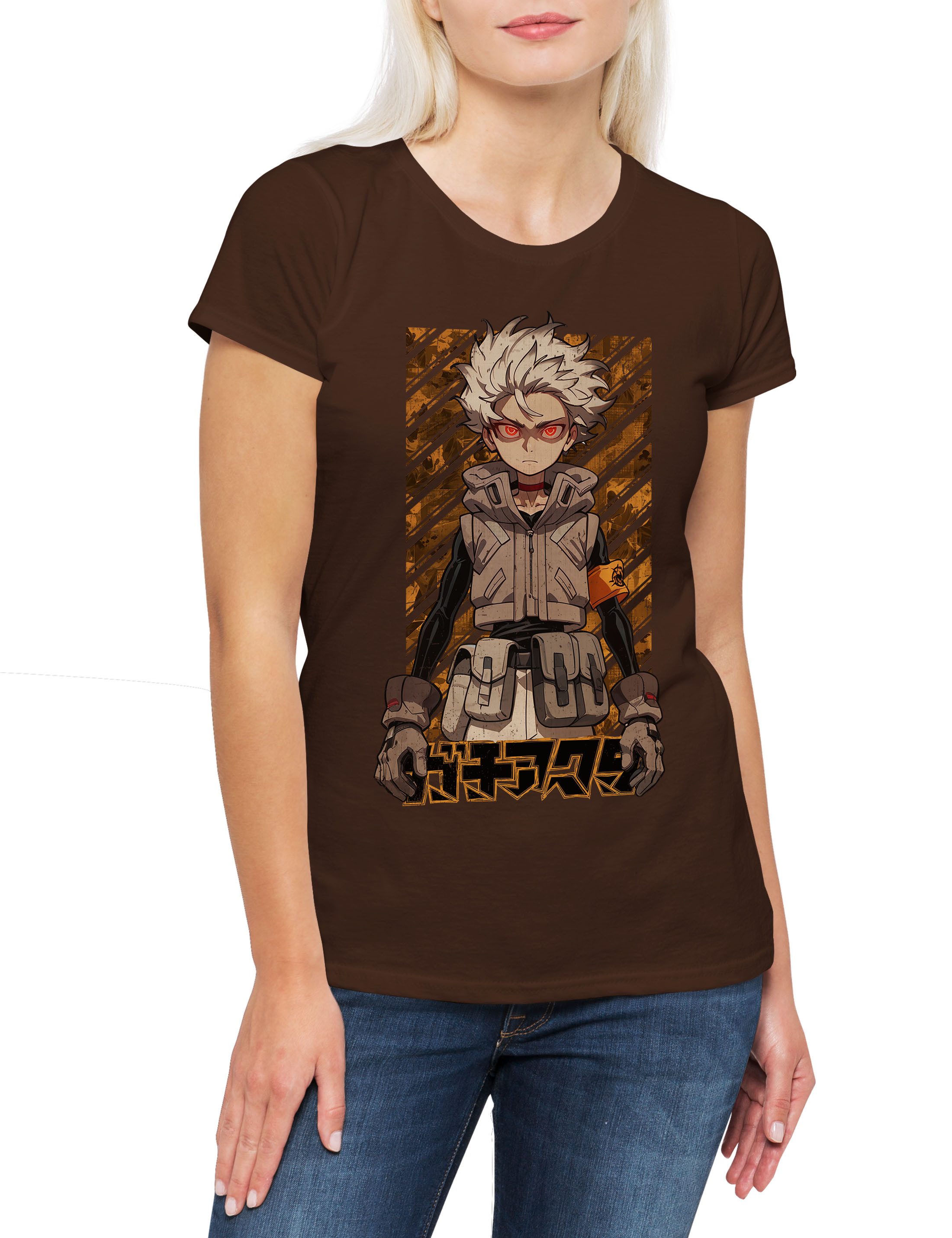 Print-Shirt Rudo Surebrec Damen T-Shirt Zanka Manga Gachiakuta Movie Enjin