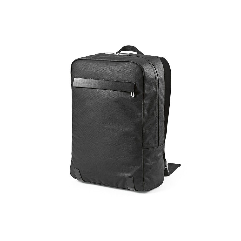 CABBEL Rucksack Rucksack 23L Laptop 17 Zoll wasserdicht Baumwolle nachhaltig robust (Rucksack, 1-tlg., Einzelartikel), Schwarz, 85% recycelt, 0,885 kg leicht, 29x43x14 cm, 23L Volumen