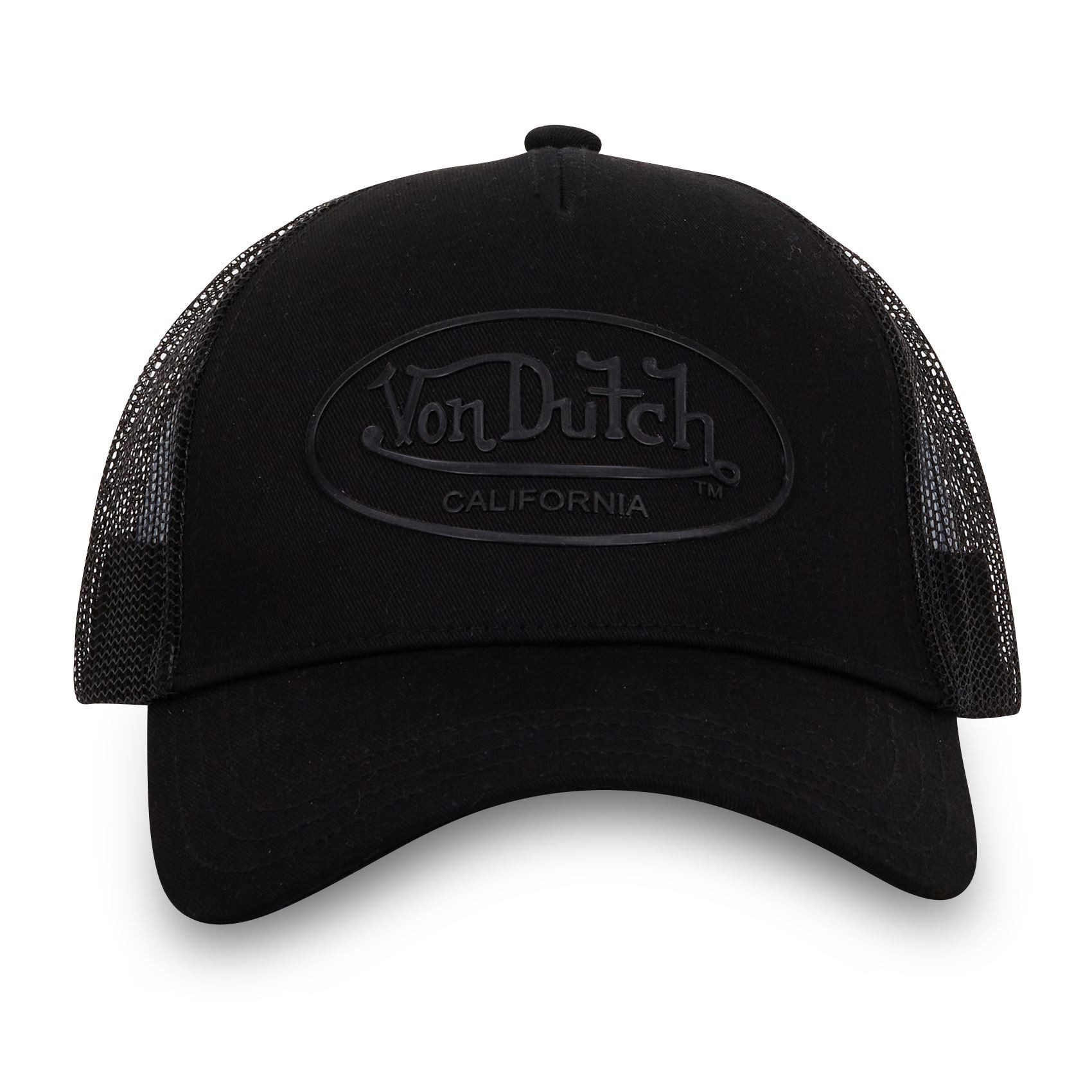 Von Dutch Trucker Cap Von Dutch Originals Trucker Cap - CALIFORNIA Twill Rubber T/T (Basecap, Meshcap, Trucker Kappe)