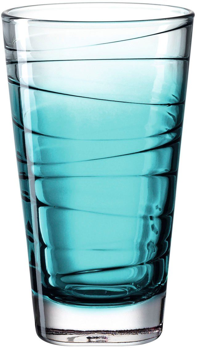 LEONARDO Longdrinkglas VARIO STRUTTURA, Glas, 280 ml, 6-teilig