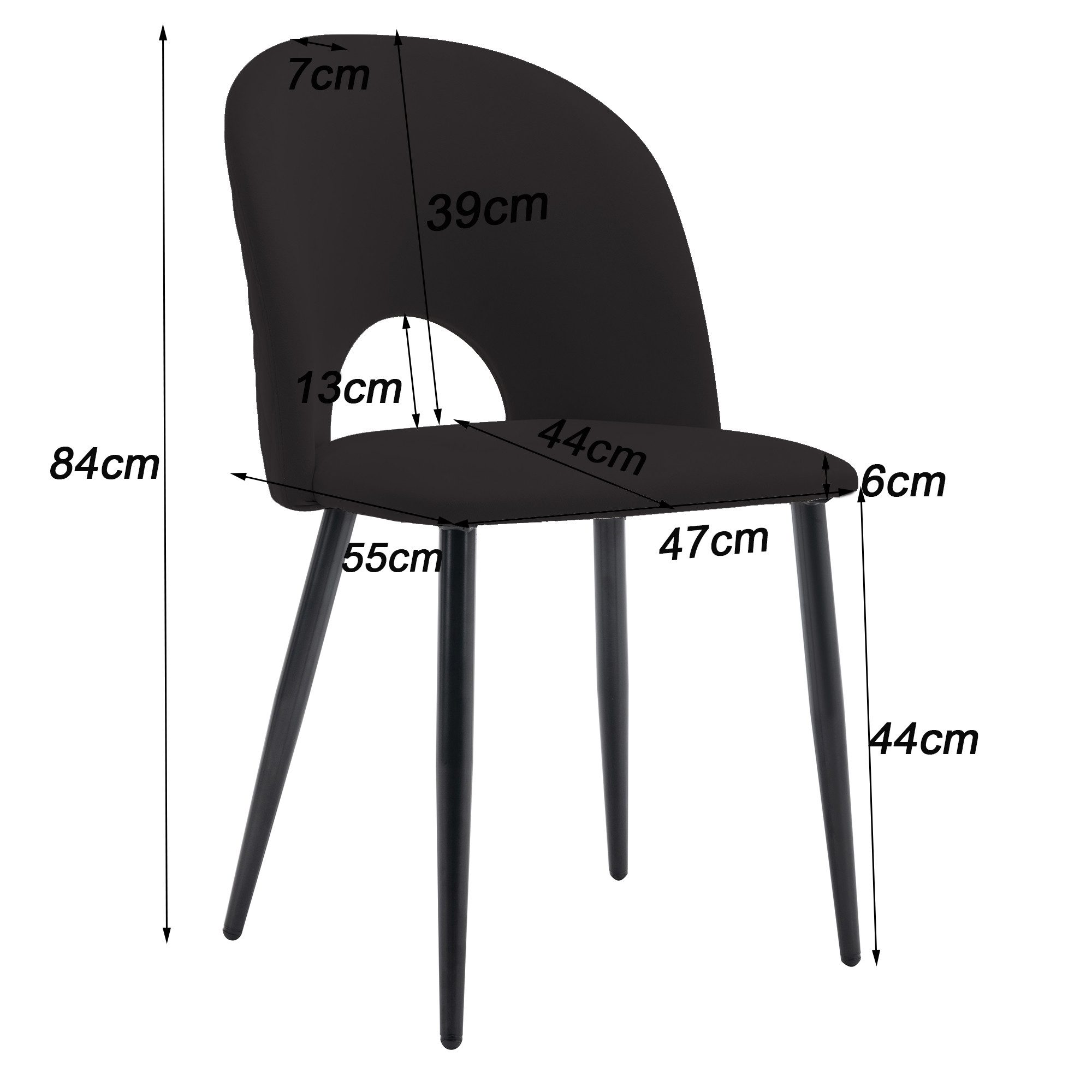 Essgruppe, (117x68 cm Küchentisch mit 4x Polsterstühlen), mit Diamantmuster, Verstellbare Stuhlbeine, Samt Esszimmerstuhl