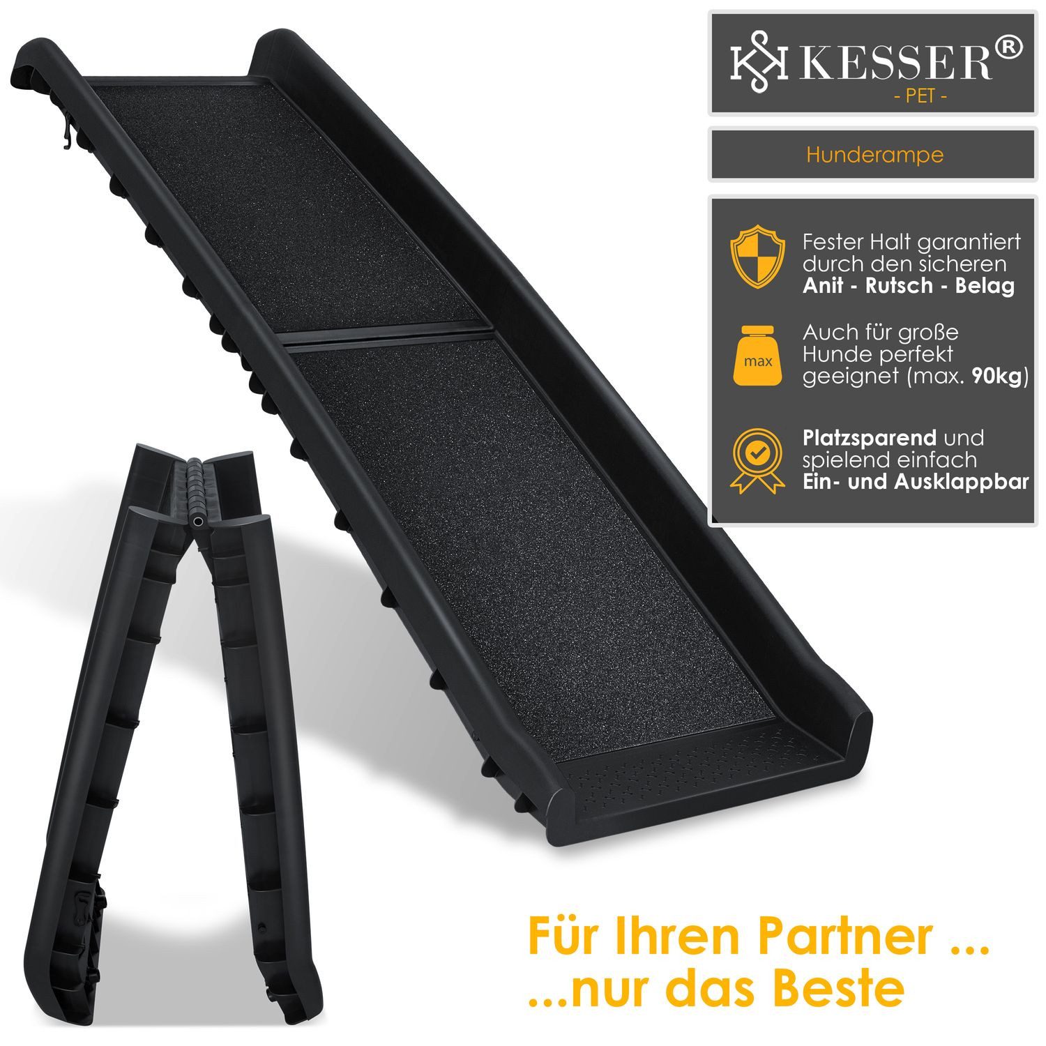 KESSER Hunderampe, Hunderampe Hundetreppe Hundeautorampe Auto günstig online kaufen