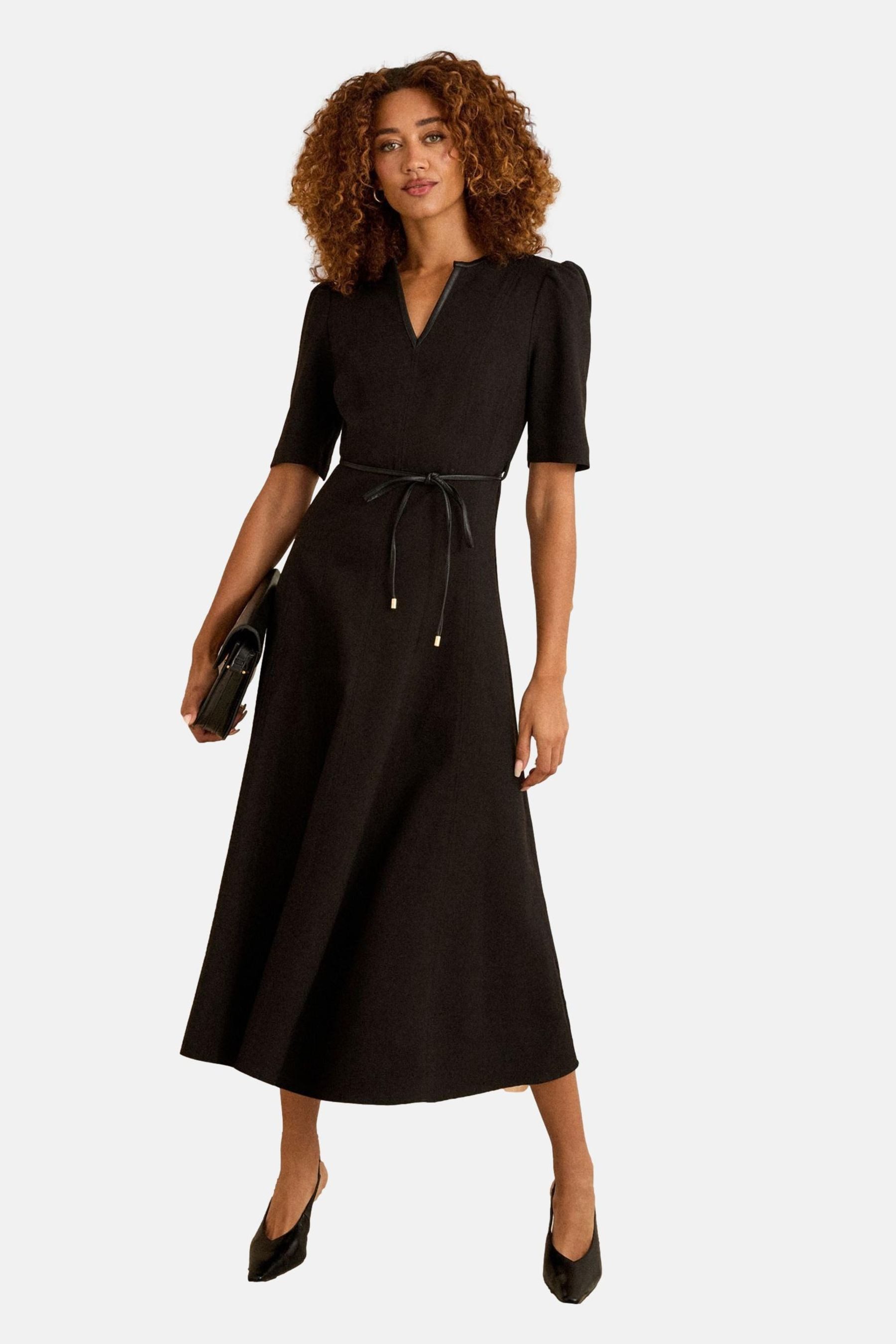 Love & Roses Midikleid Love & Roses Midikleid aus Crêpe, Petite (1-tlg) günstig online kaufen