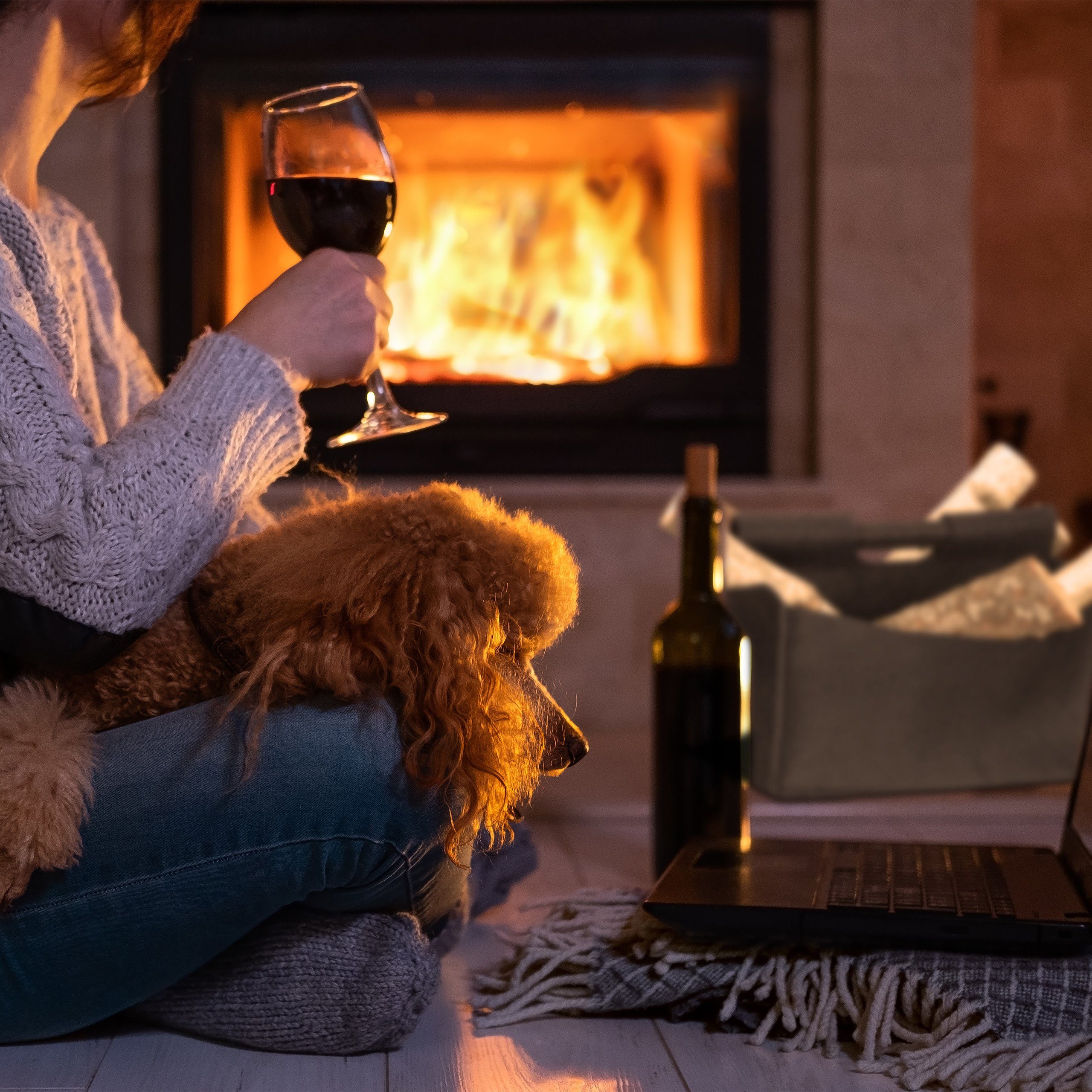 relaxdays Zeitungsständer Zeitungskorb aus Filz, grau