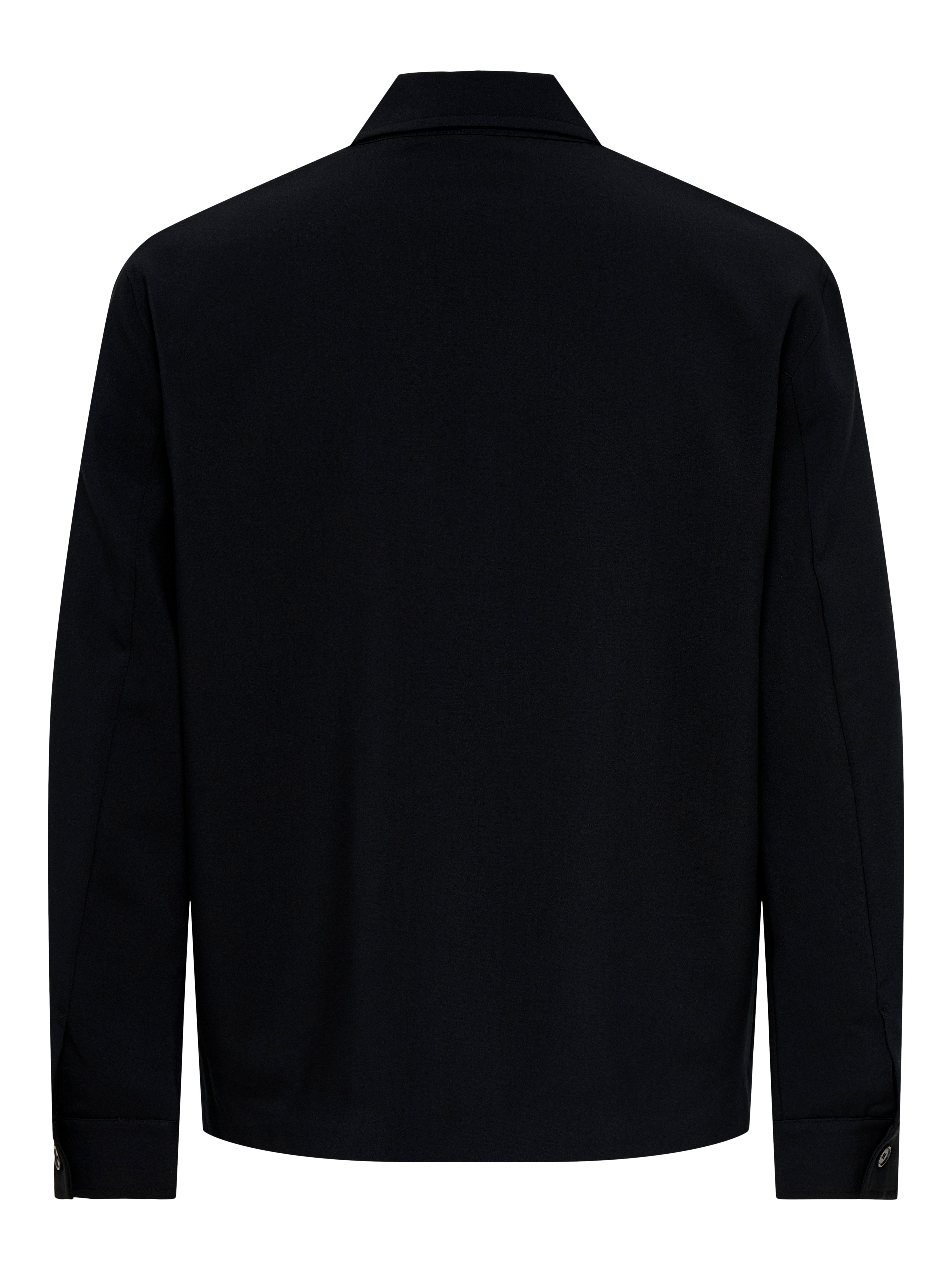 ONLY & SONS Langarmhemd ONSWILL REG 0292 ZIP OVERSHIRT FRML NOOS Materialmix, regular fit