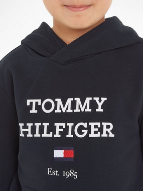 Tommy Hilfiger Kapuzensweatshirt TH LOGO HOODIE SWEATSET (2-tlg) mit Markendetails