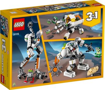 LEGO® Konstruktionsspielsteine LEGO Creator - Weltraum-Mech, (327 St)