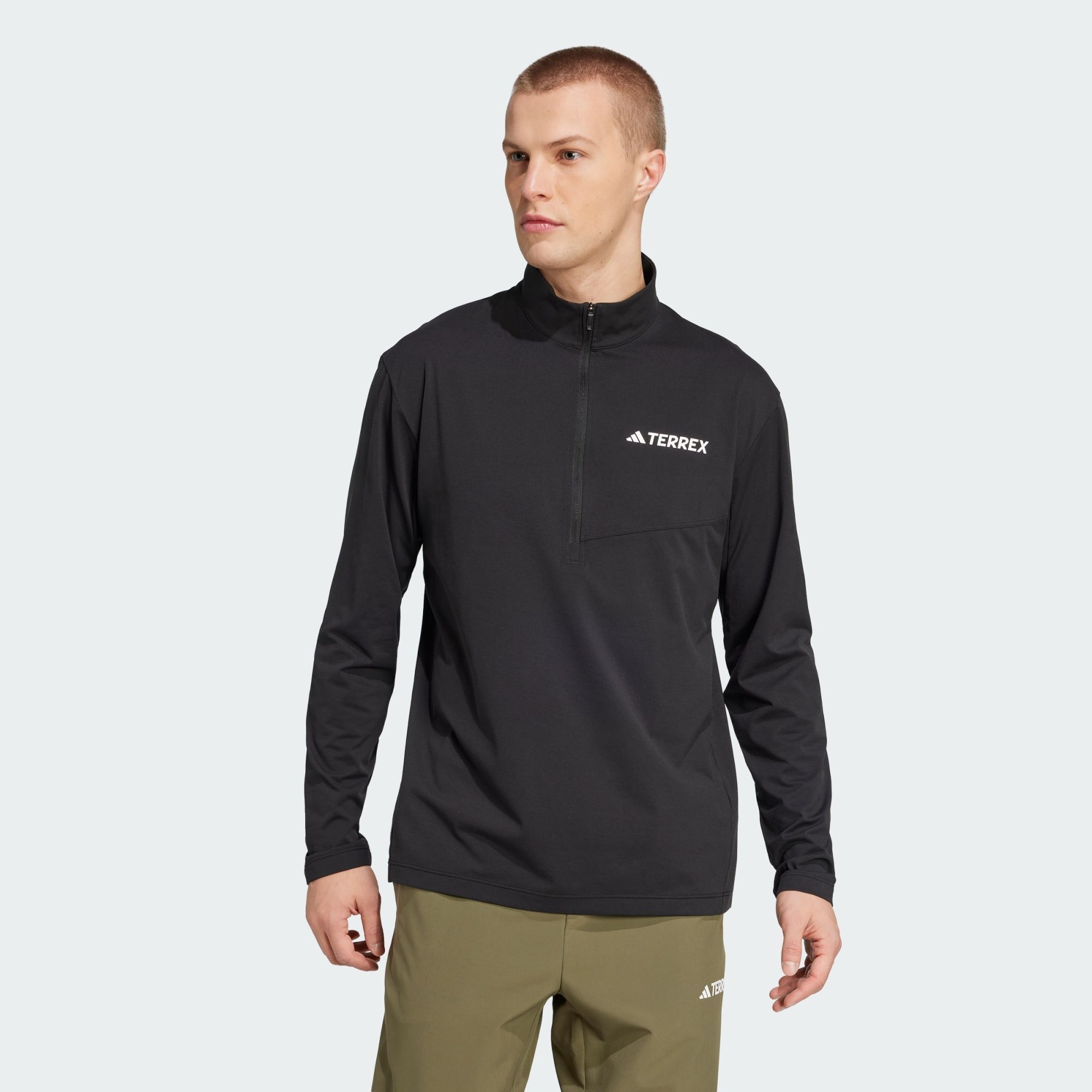 adidas TERREX Langarmshirt TERREX MULTI CLIMACOOL 1/2 ZIP LONGSLEEVE (1-tlg)
