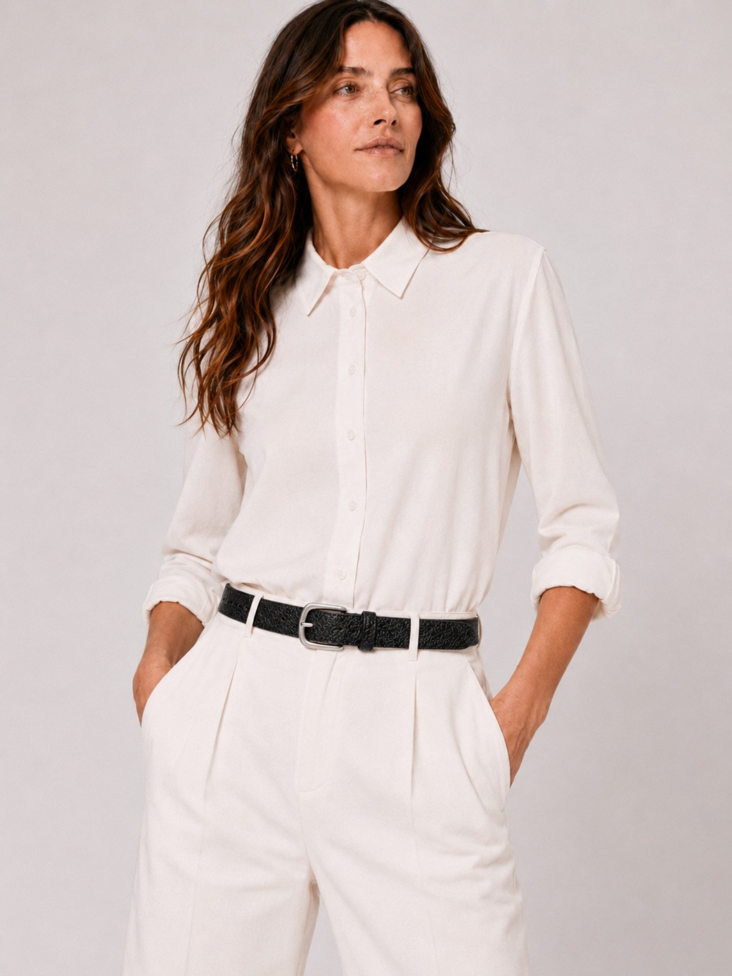 Adel Bags Ledergürtel Damen Gürtel, 3 cm Breit, verschiedene Farben,Hergestellt in Italien – Bild 3 von 4